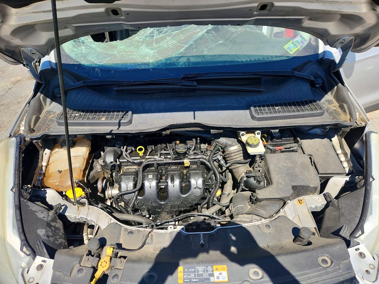 2013 Ford Escape Sel Silver vin: 1FMCU9H90DUD46844