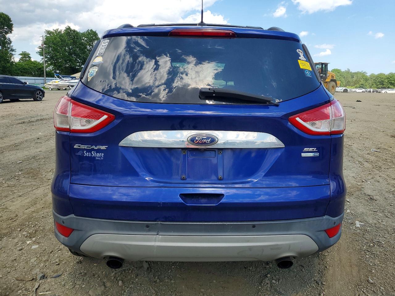 2013 Ford Escape Sel Blue vin: 1FMCU9H90DUD49534