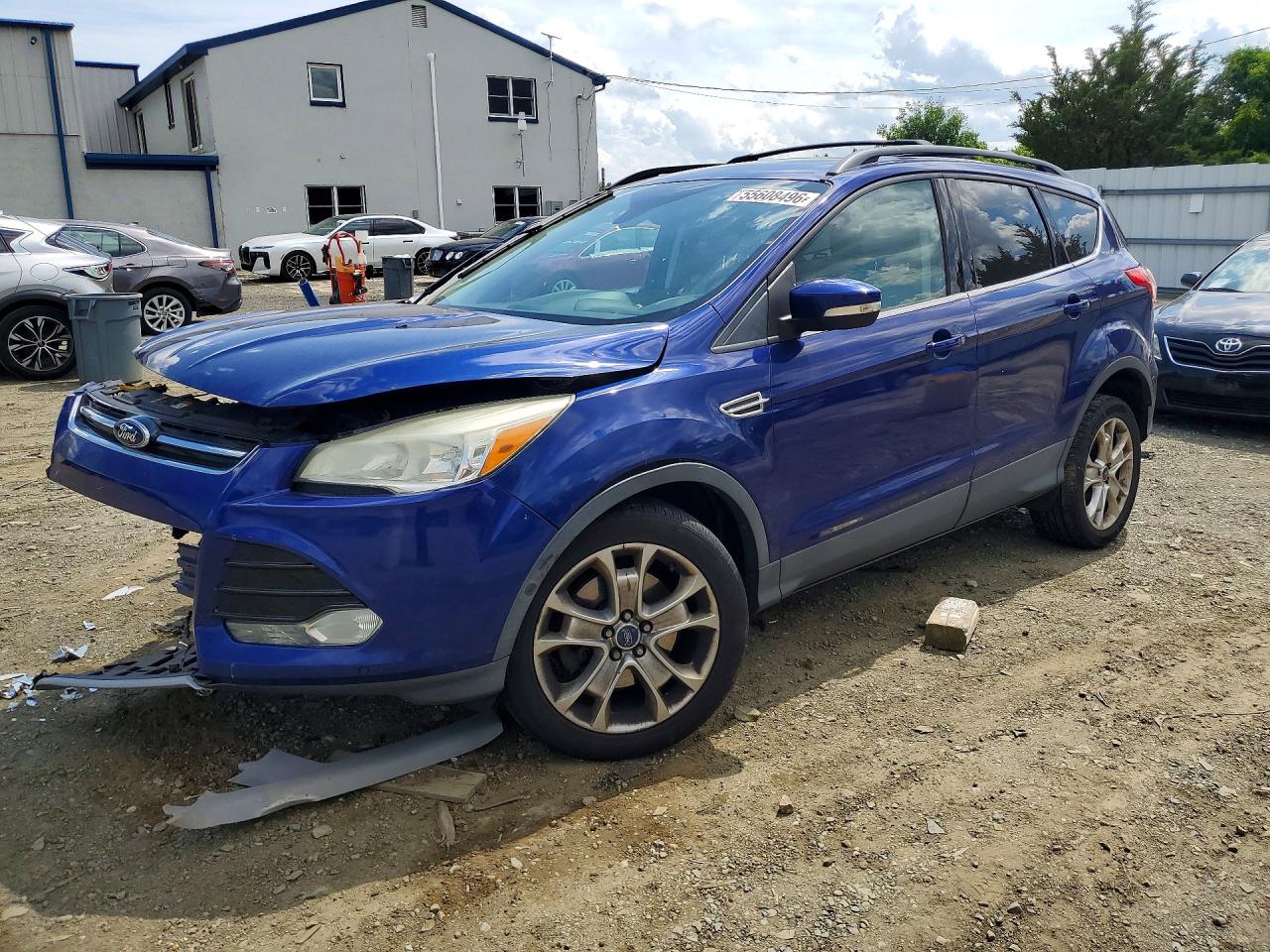 2013 Ford Escape Sel Синий vin: 1FMCU9H90DUD49534