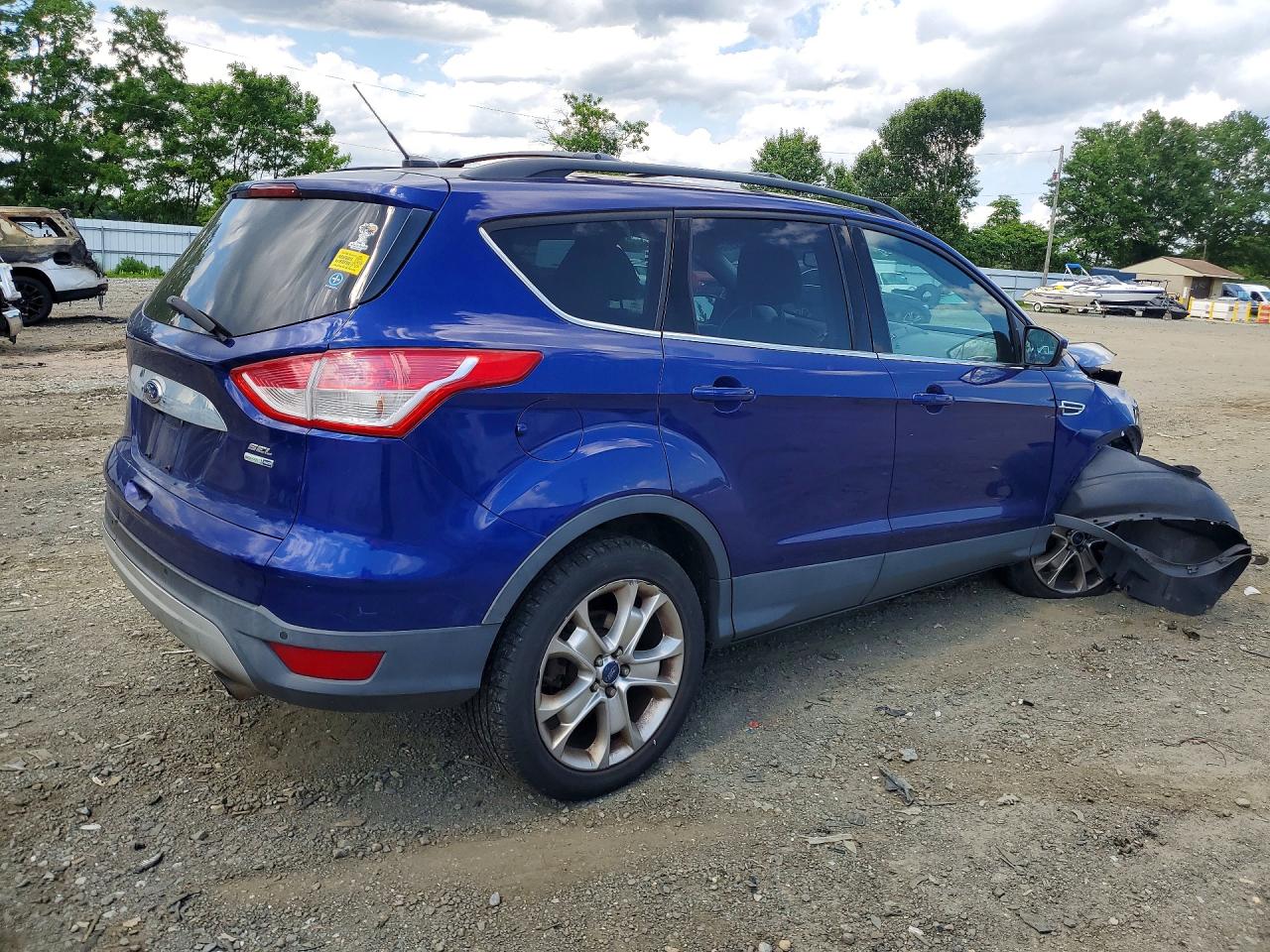 2013 Ford Escape Sel Blue vin: 1FMCU9H90DUD49534
