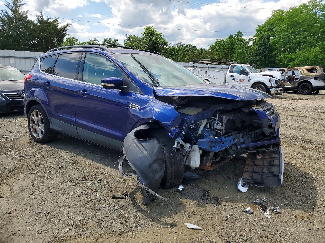 2013 Ford Escape Sel Blue vin: 1FMCU9H90DUD49534