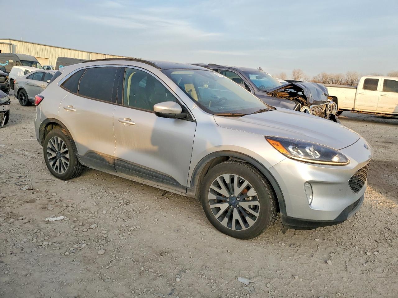 2020 Ford Escape Sel Серебряный vin: 1FMCU9H90LUC20840