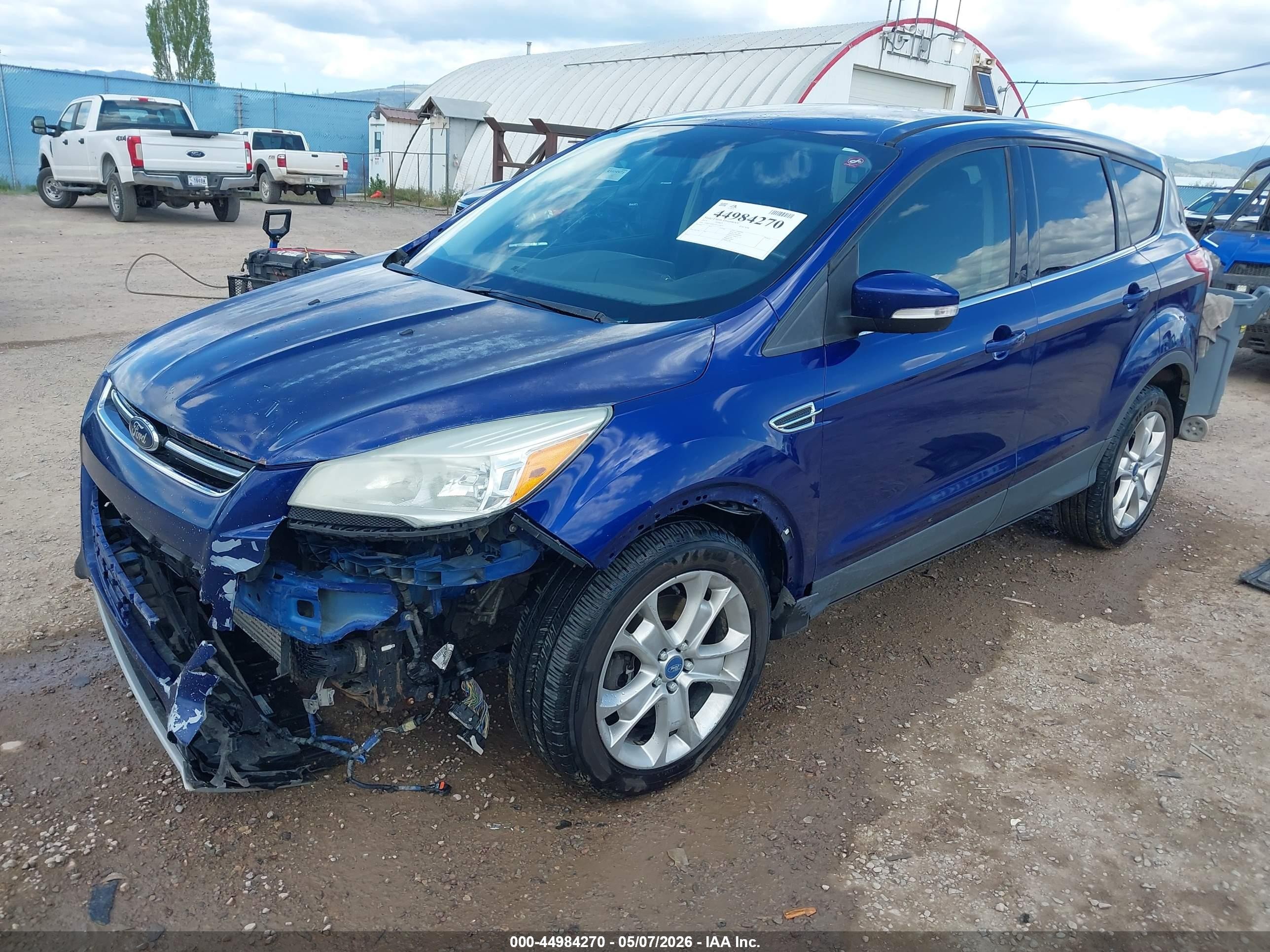 2013 Ford Escape Sel Blue vin: 1FMCU9H91DUA79875