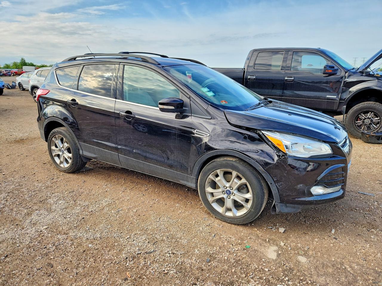 2013 Ford Escape Sel Black vin: 1FMCU9H91DUA82775