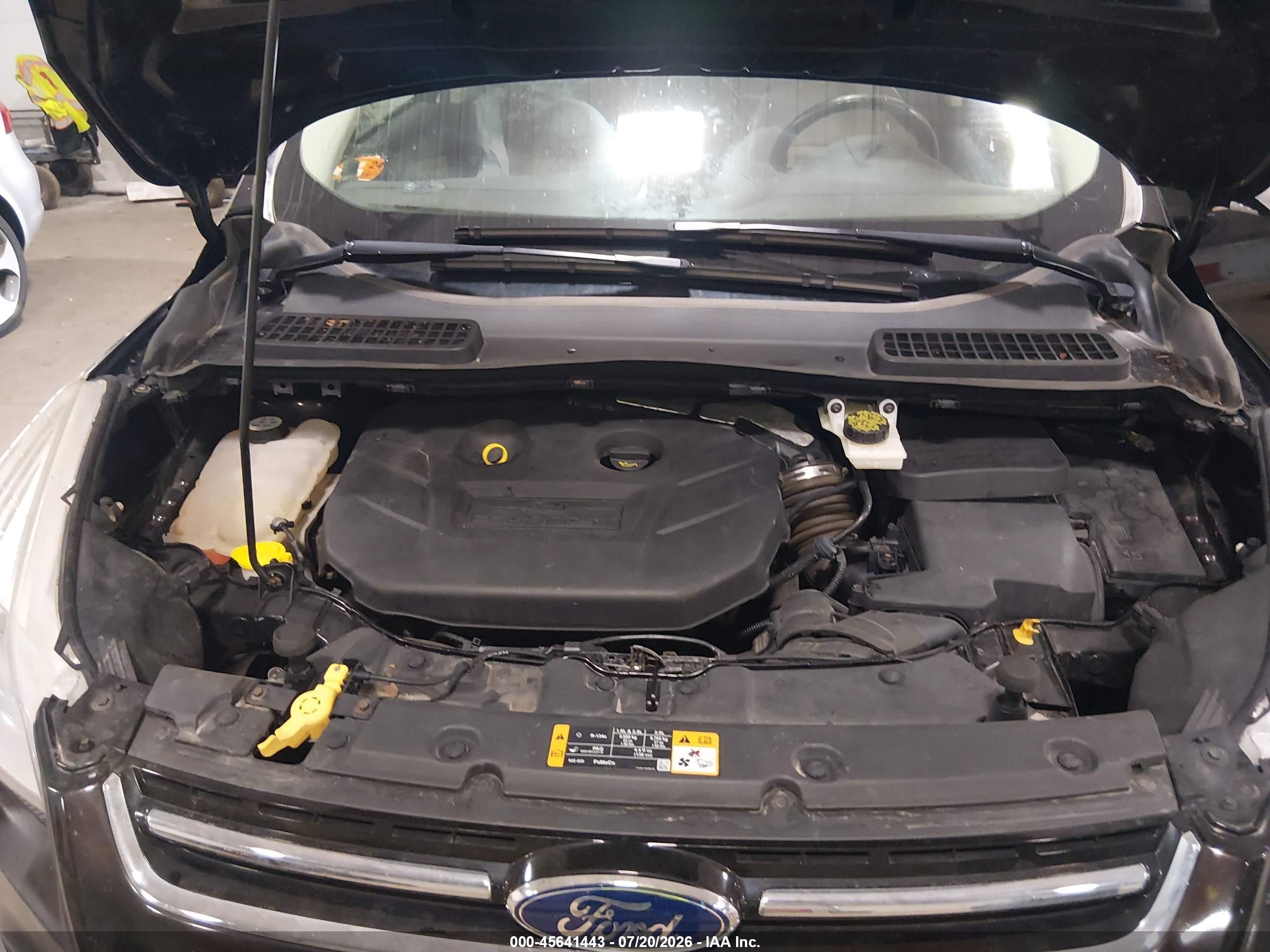 2013 Ford Escape Sel Черный vin: 1FMCU9H91DUA82775