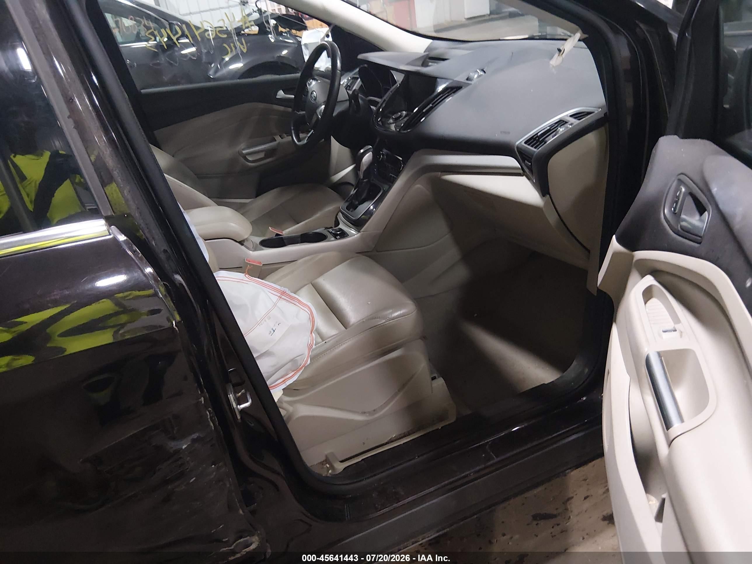 2013 Ford Escape Sel Черный vin: 1FMCU9H91DUA82775