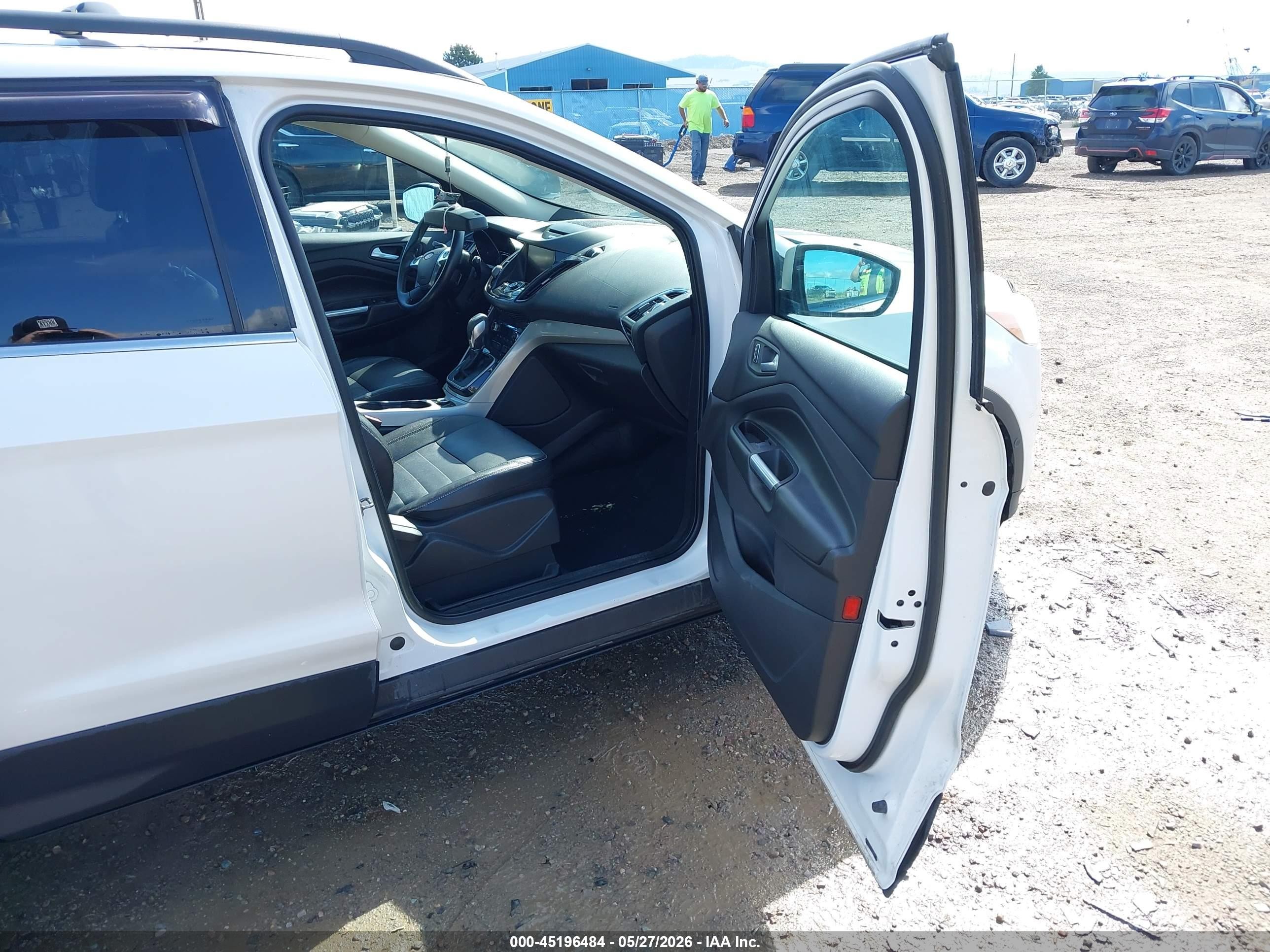 2013 Ford Escape Sel White vin: 1FMCU9H91DUC81213