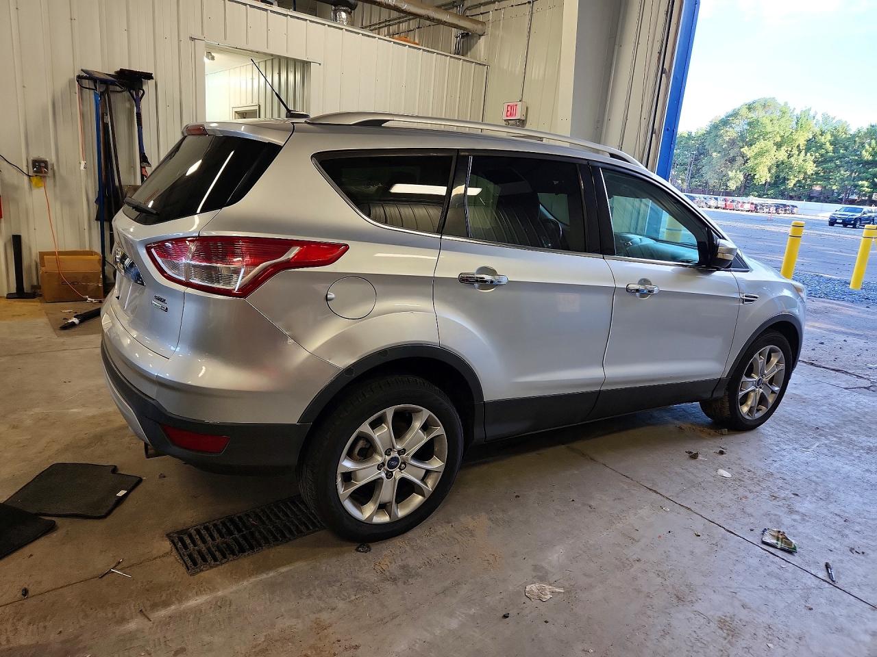2013 Ford Escape Sel Silver vin: 1FMCU9H91DUD10905