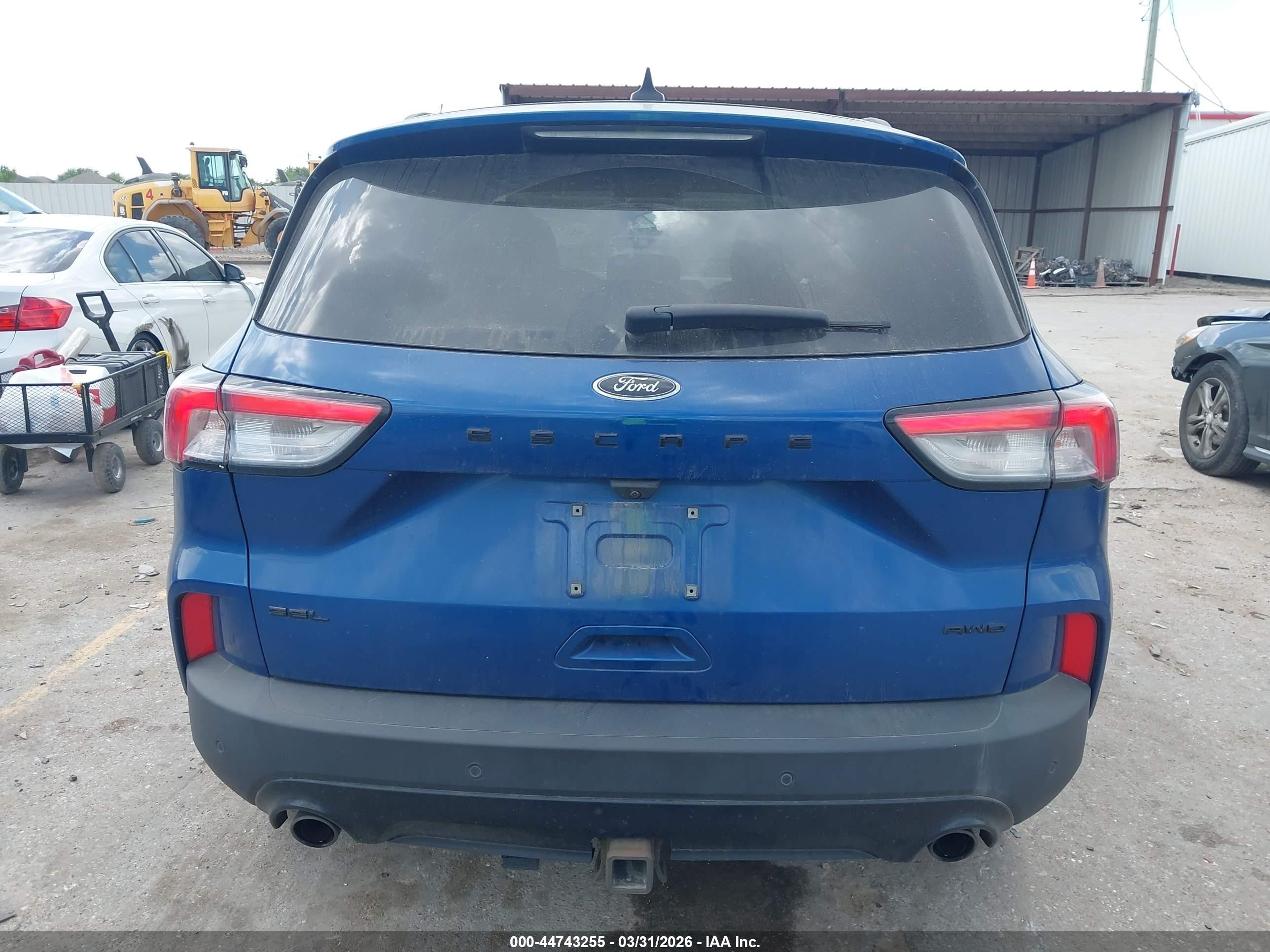 2022 Ford Escape Sel Blue vin: 1FMCU9H91NUB37145