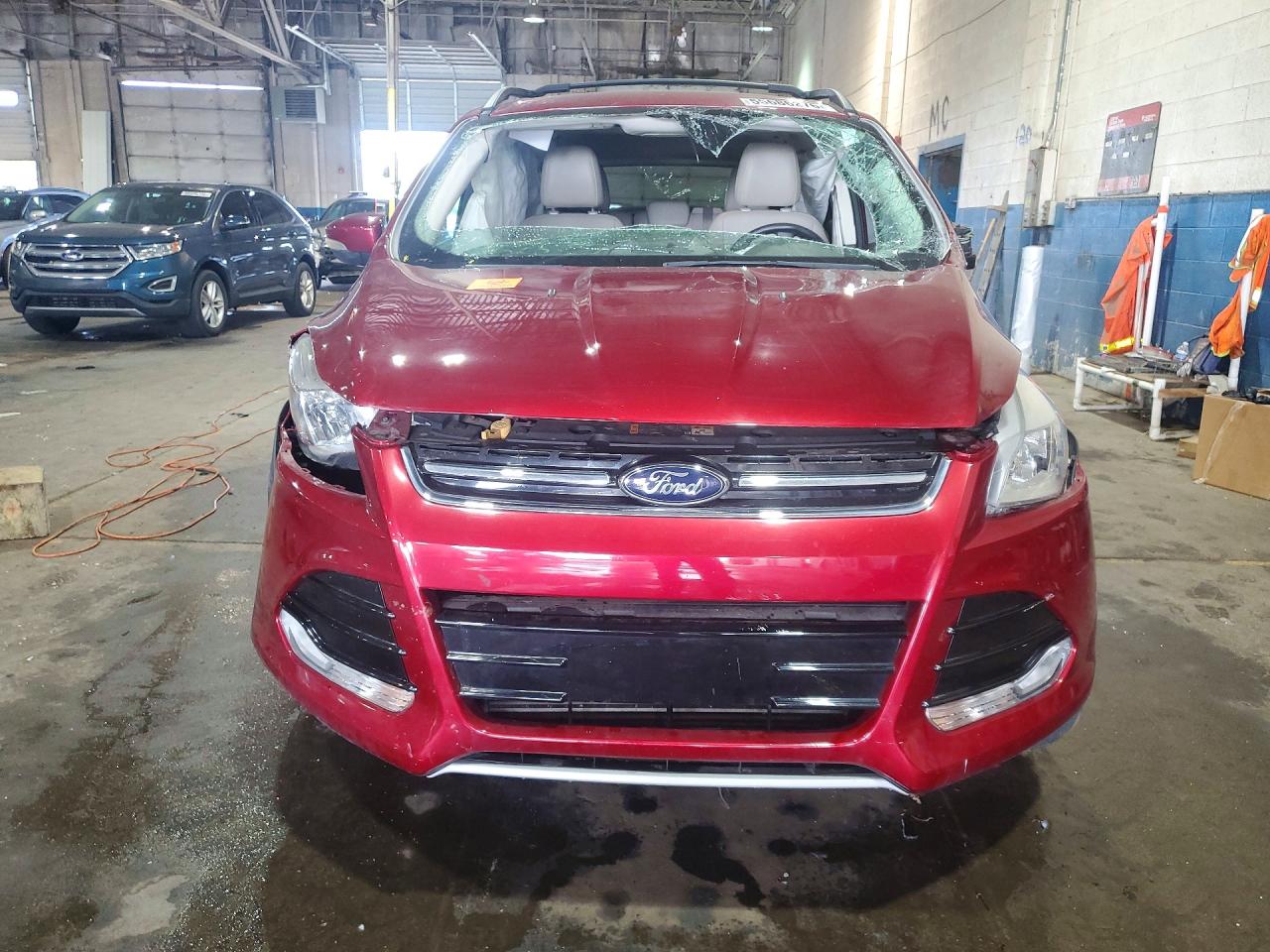 2013 Ford Escape Sel Red vin: 1FMCU9H92DUB53269