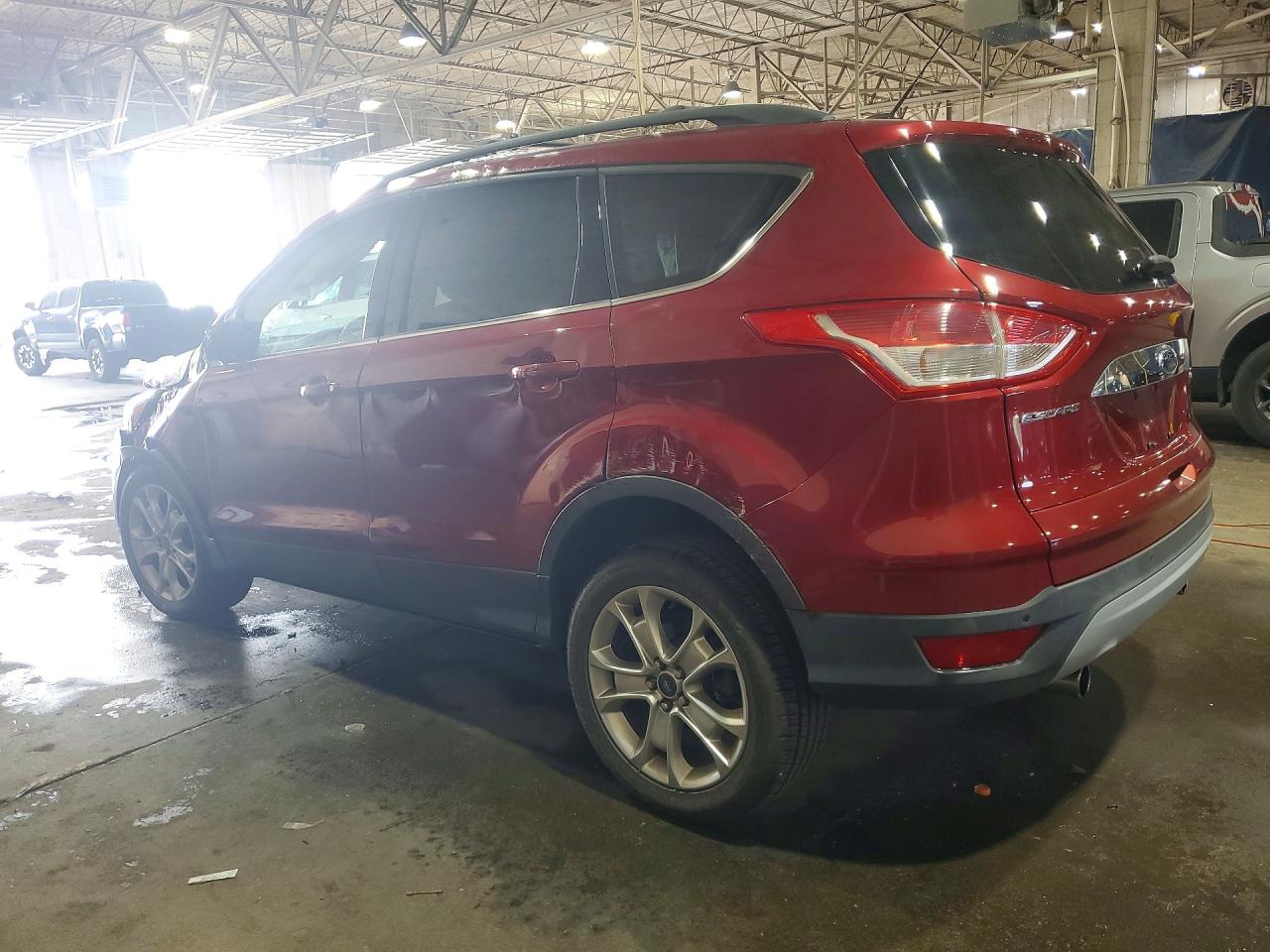 2013 Ford Escape Sel Red vin: 1FMCU9H92DUB53269