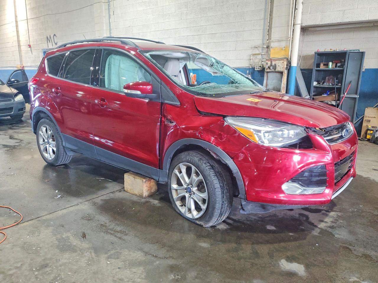 2013 Ford Escape Sel Red vin: 1FMCU9H92DUB53269