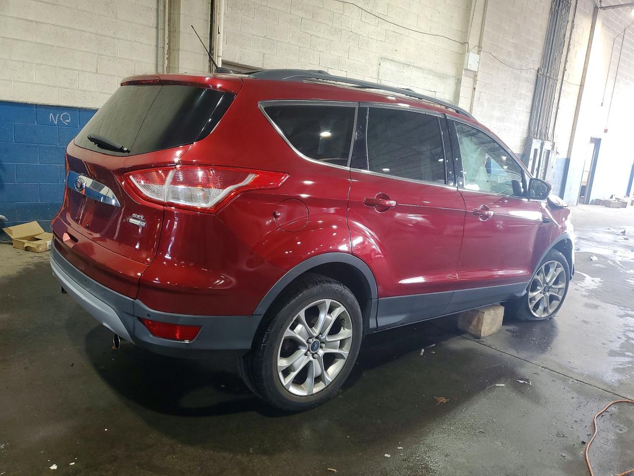 2013 Ford Escape Sel Red vin: 1FMCU9H92DUB53269