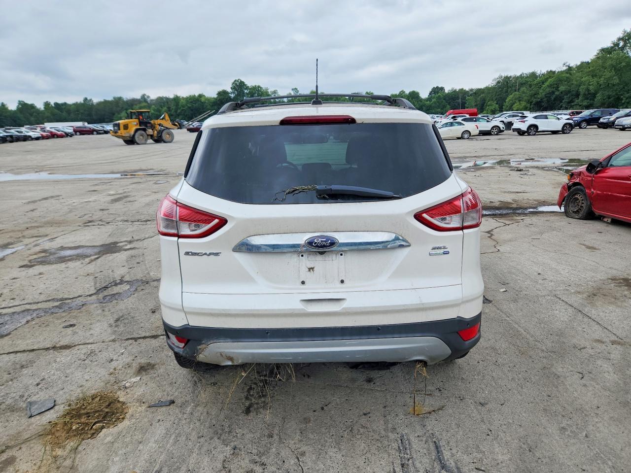 2013 Ford Escape Sel White vin: 1FMCU9H92DUB61081