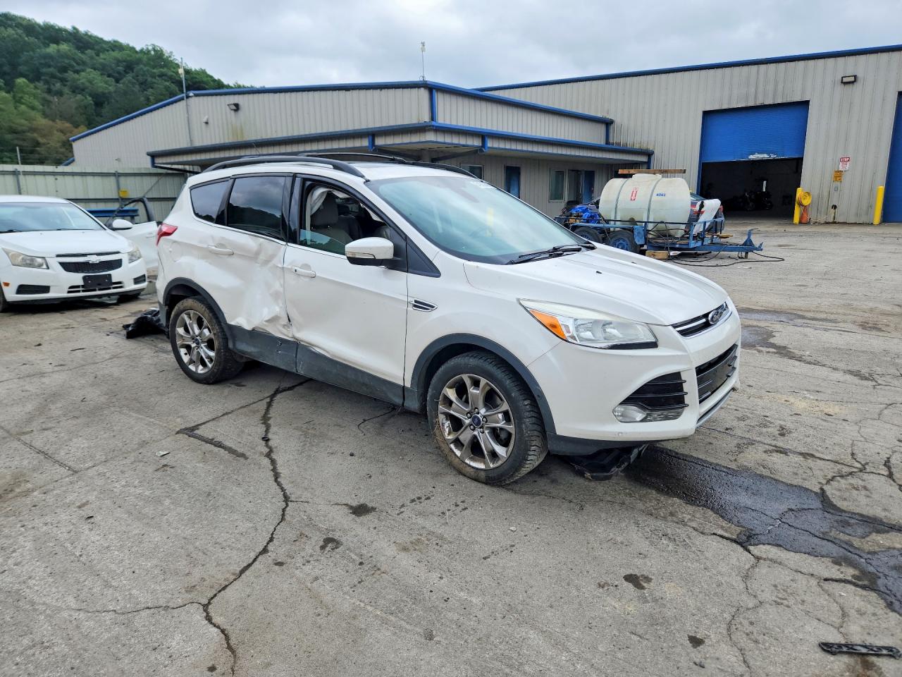 2013 Ford Escape Sel White vin: 1FMCU9H92DUB61081