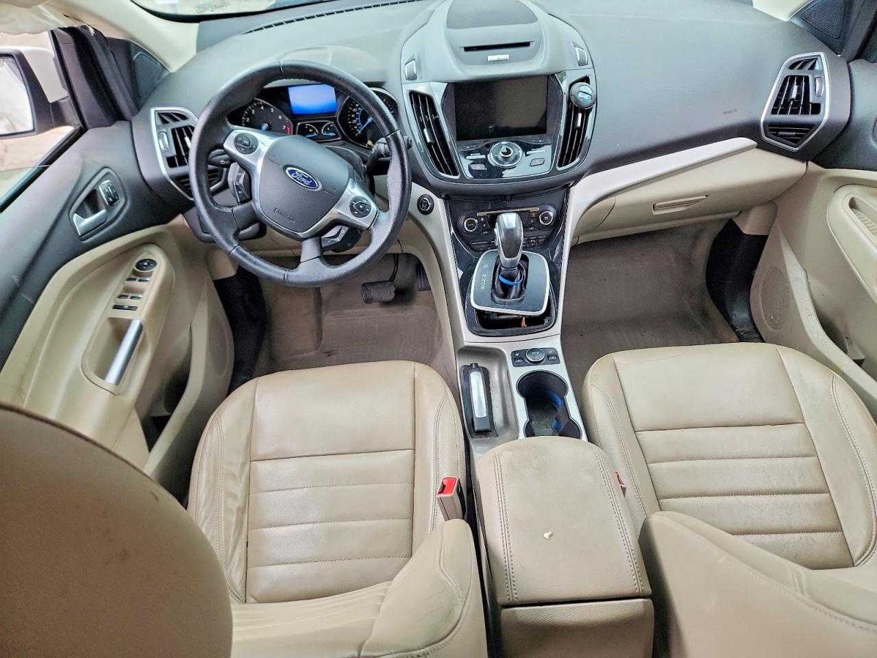 2013 Ford Escape Sel White vin: 1FMCU9H92DUB61081