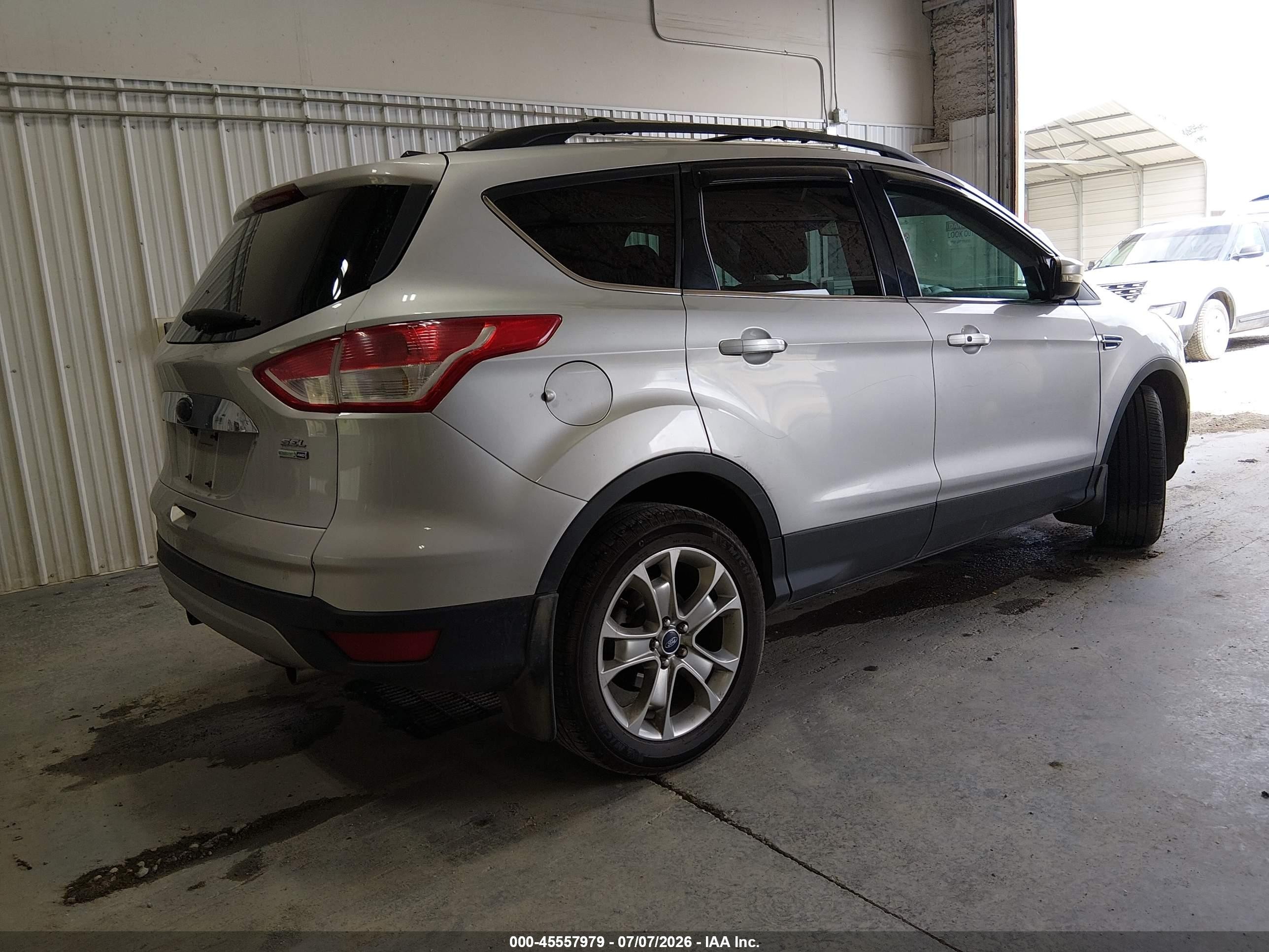 2013 Ford Escape Sel Silver vin: 1FMCU9H92DUC36507