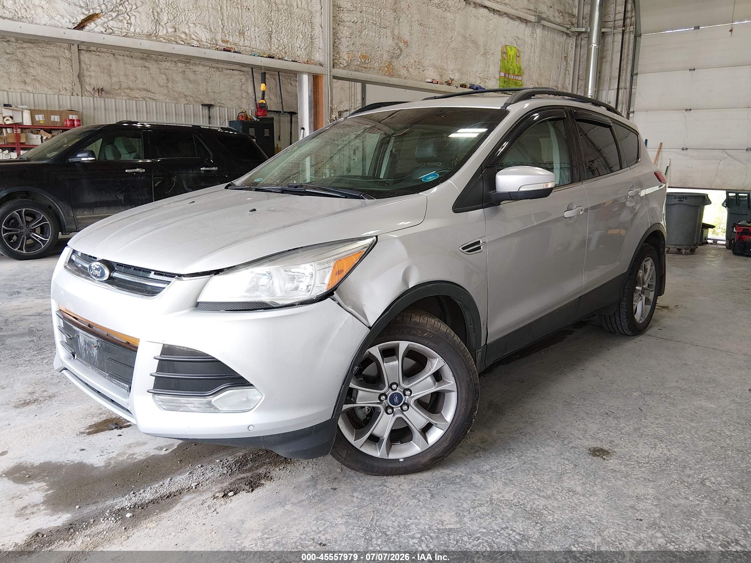 2013 Ford Escape Sel Silver vin: 1FMCU9H92DUC36507
