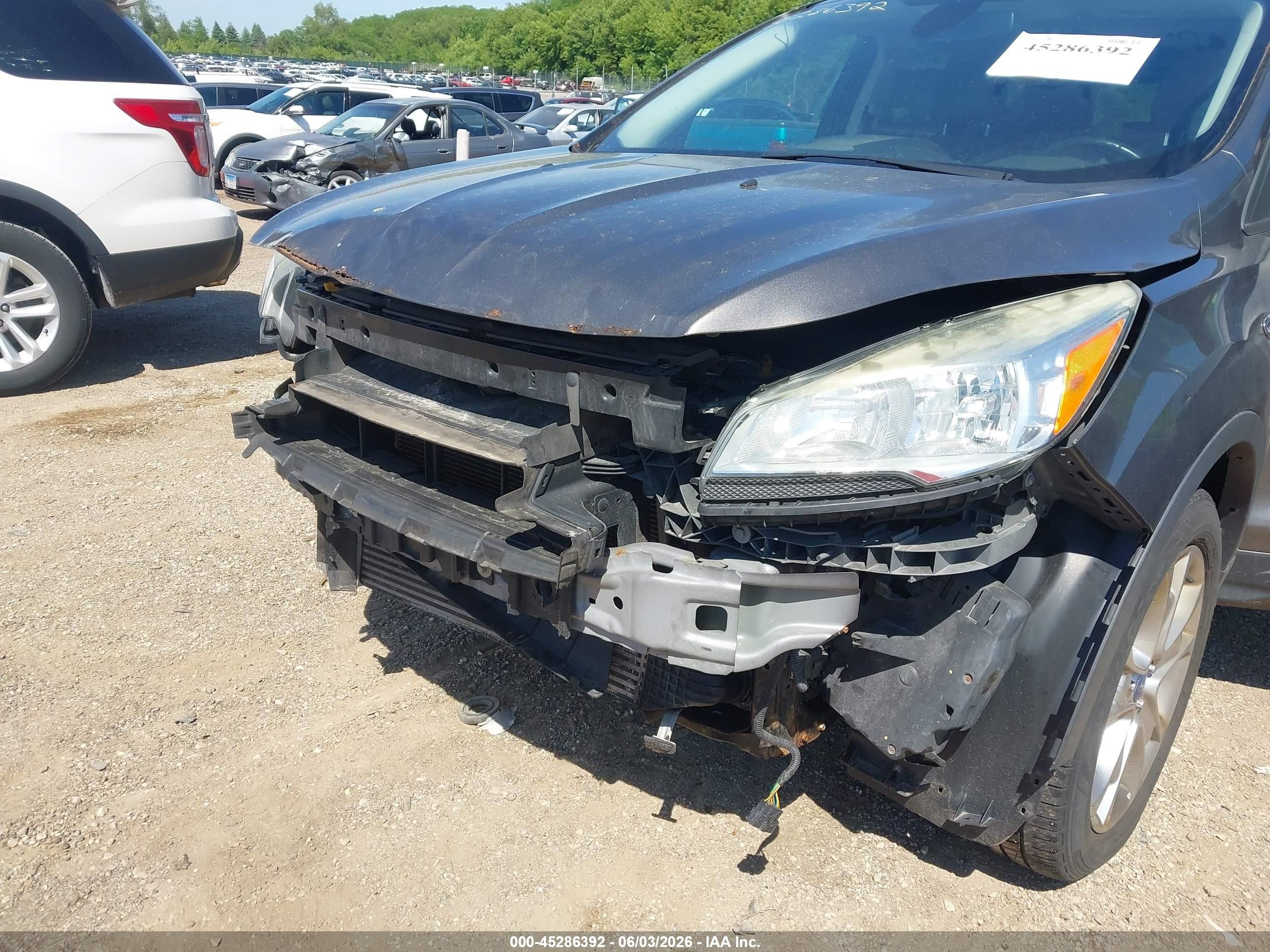 2013 Ford Escape Sel Серый vin: 1FMCU9H92DUC94763
