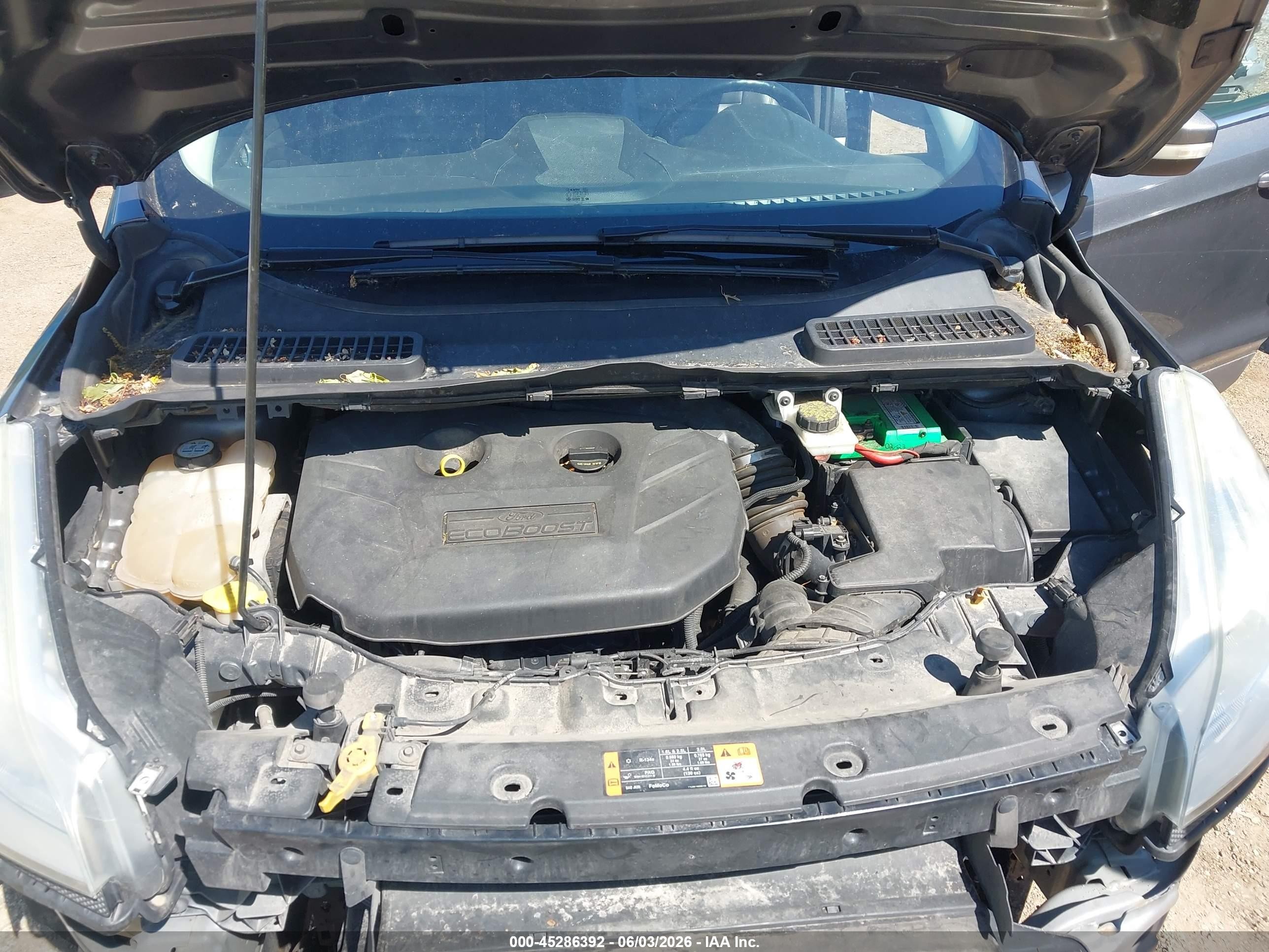 2013 Ford Escape Sel Серый vin: 1FMCU9H92DUC94763