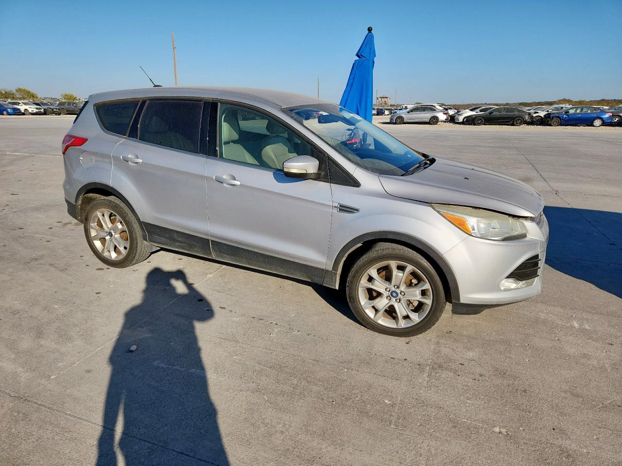 2013 Ford Escape Sel Silver vin: 1FMCU9H92DUD03560