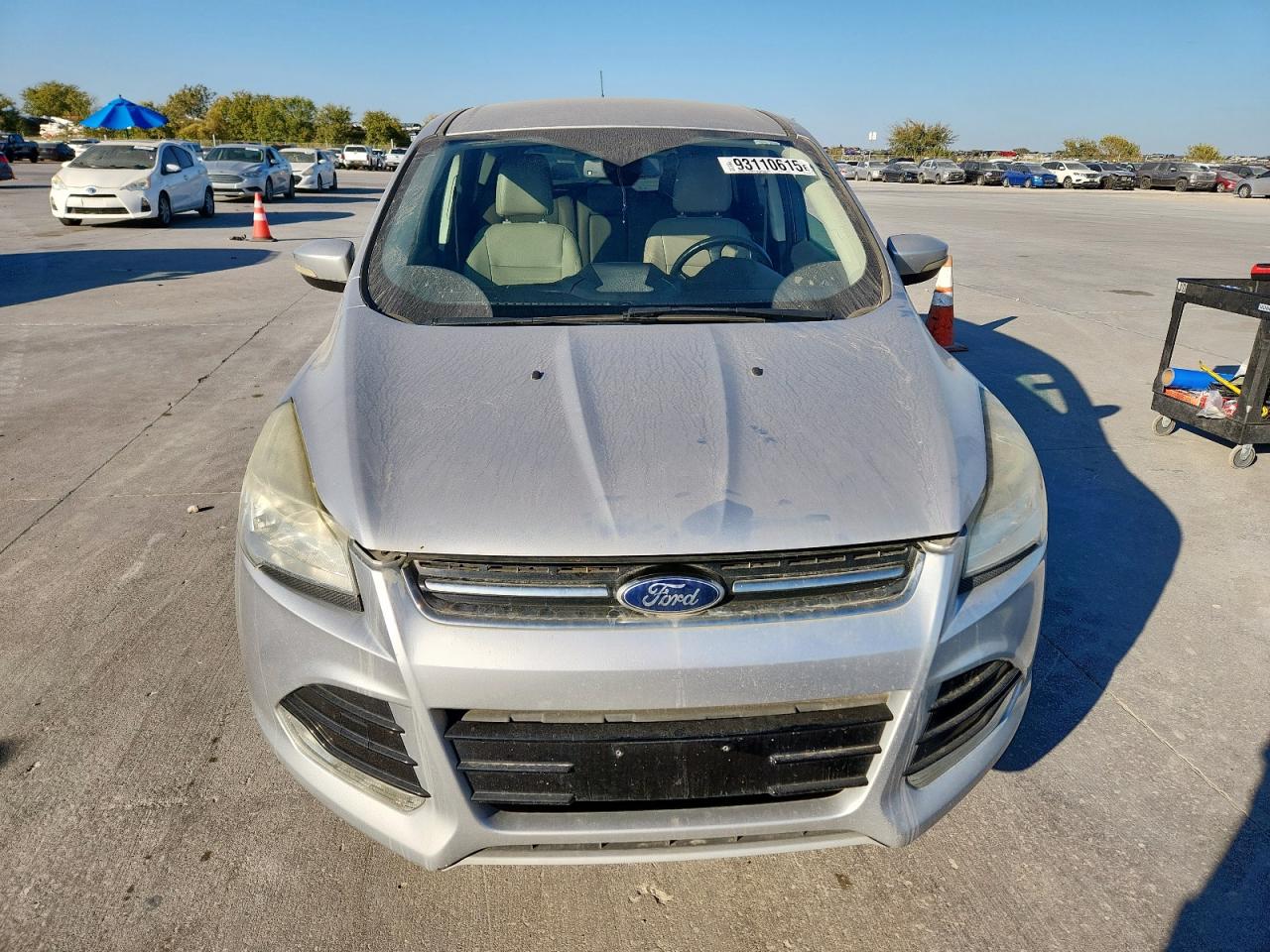 2013 Ford Escape Sel Silver vin: 1FMCU9H92DUD03560
