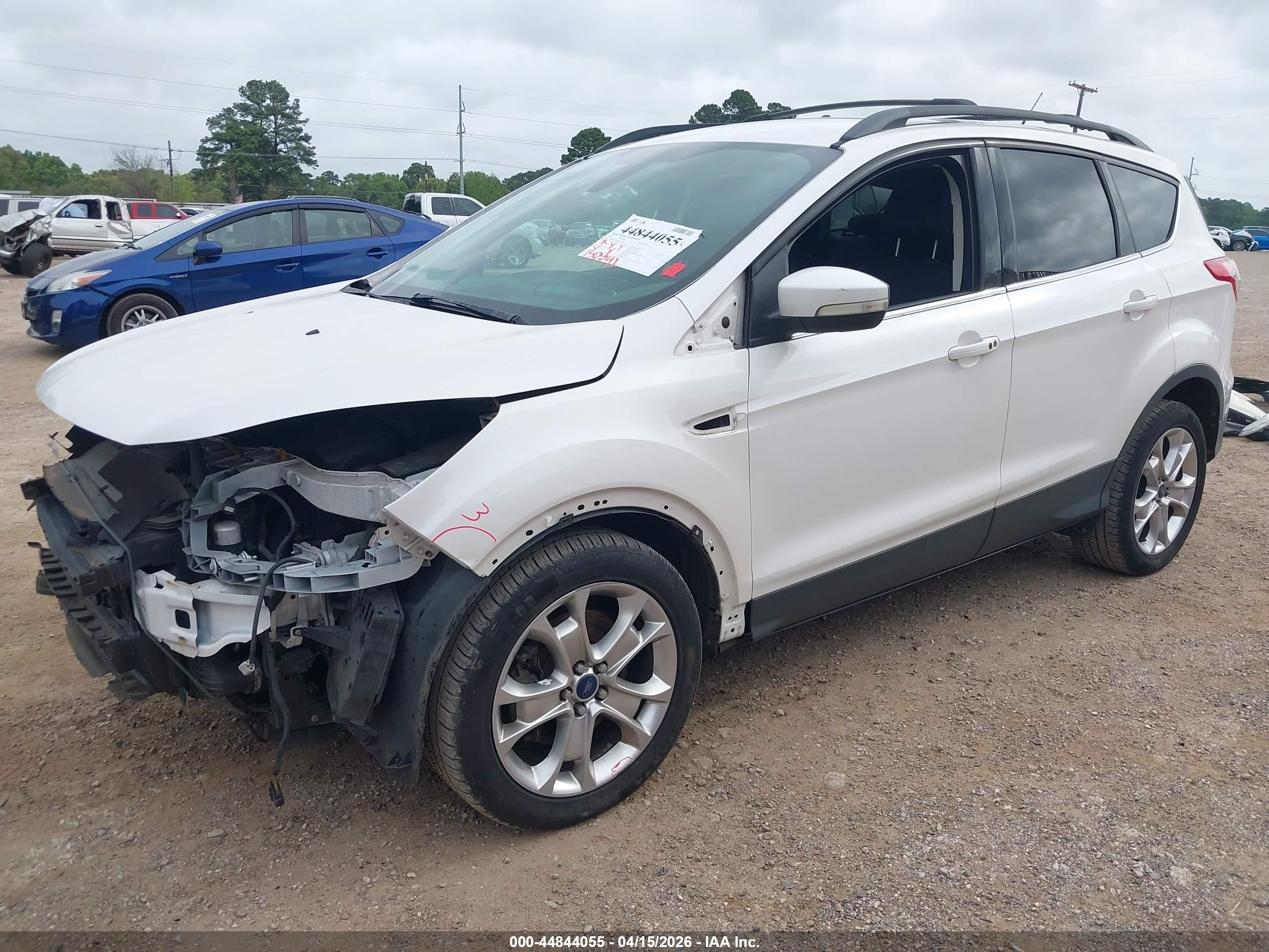 2013 Ford Escape Sel Белый vin: 1FMCU9H92DUD39684