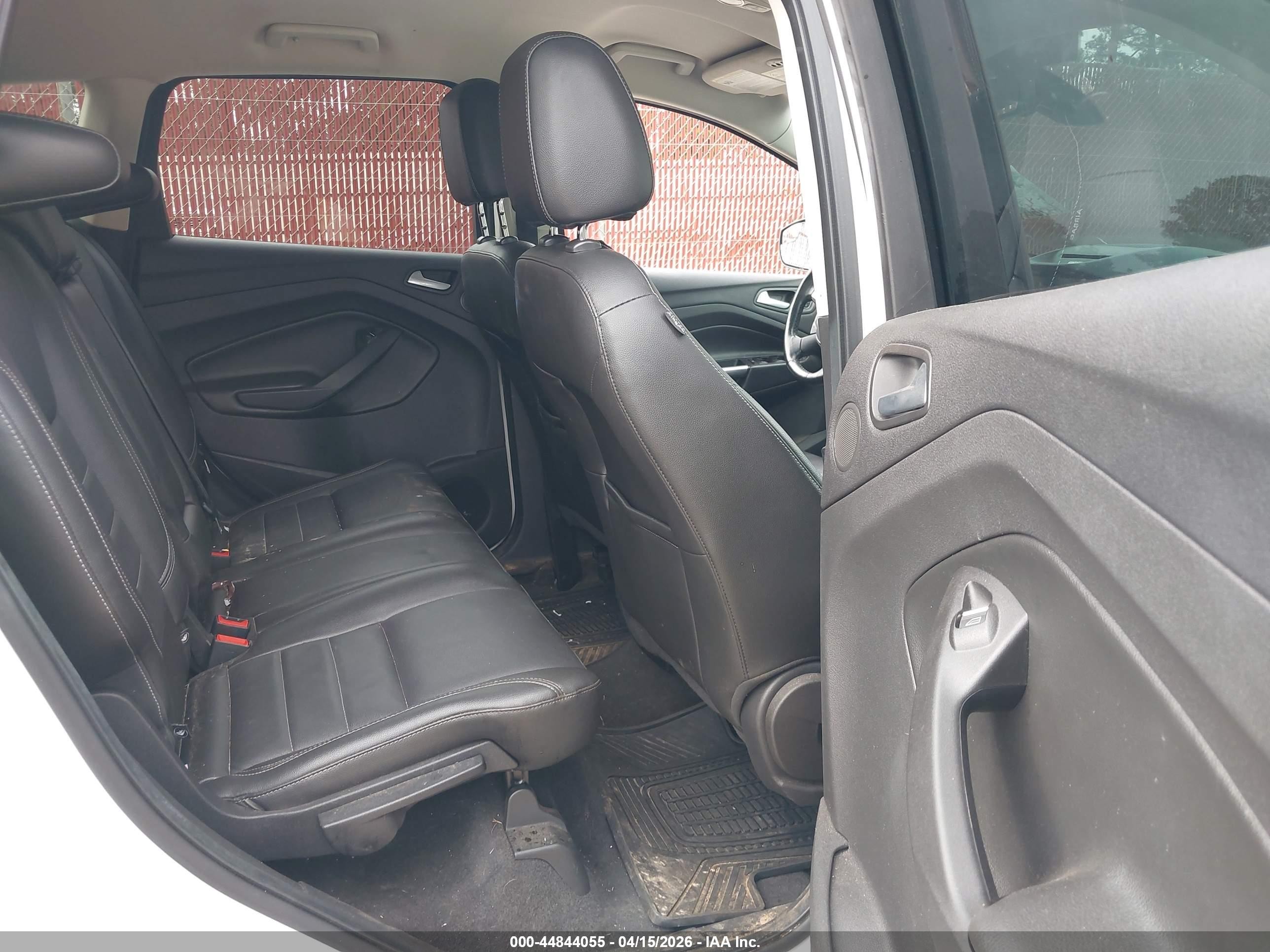 2013 Ford Escape Sel Белый vin: 1FMCU9H92DUD39684