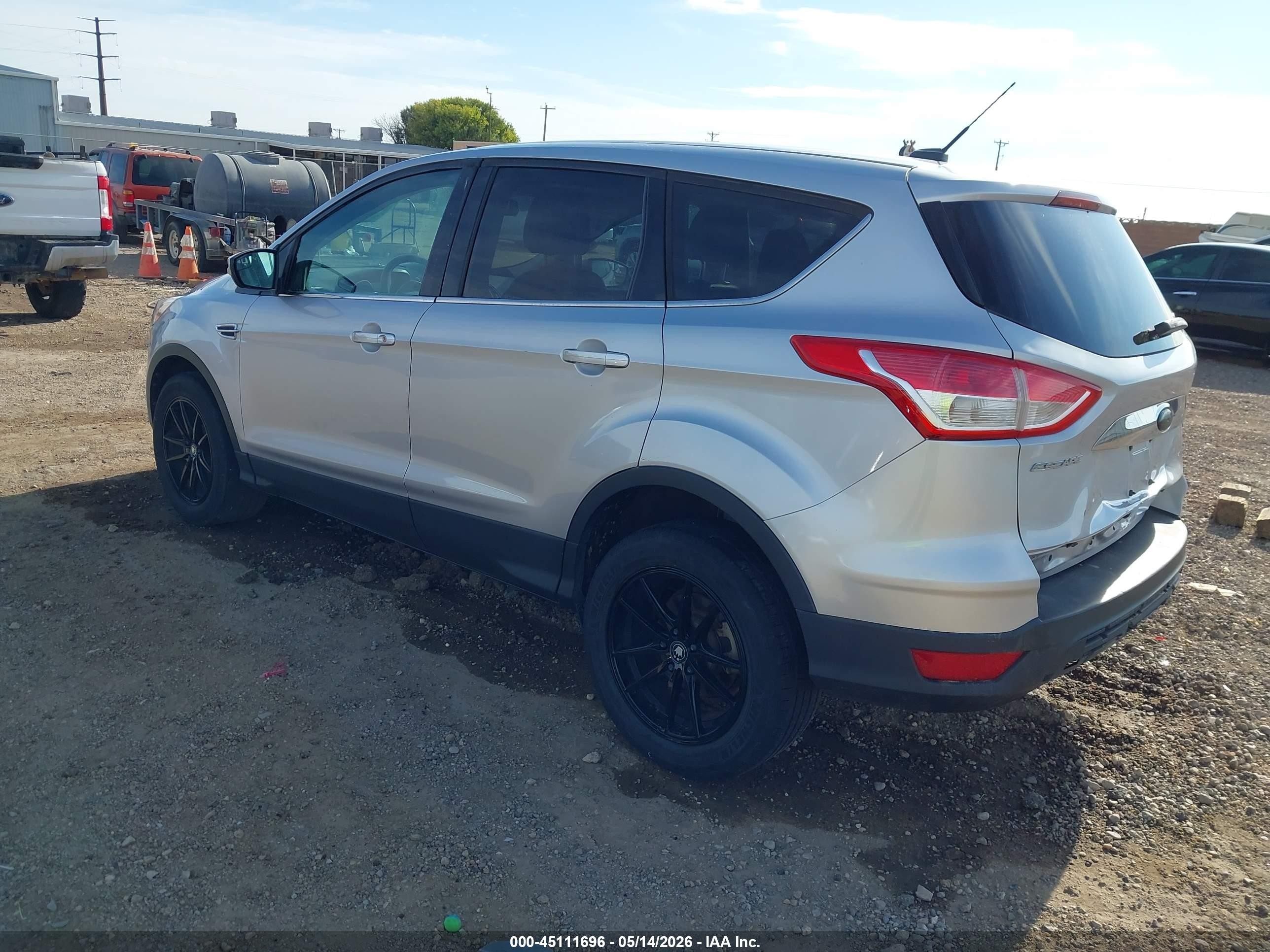2013 Ford Escape Sel Silver vin: 1FMCU9H92DUD88285