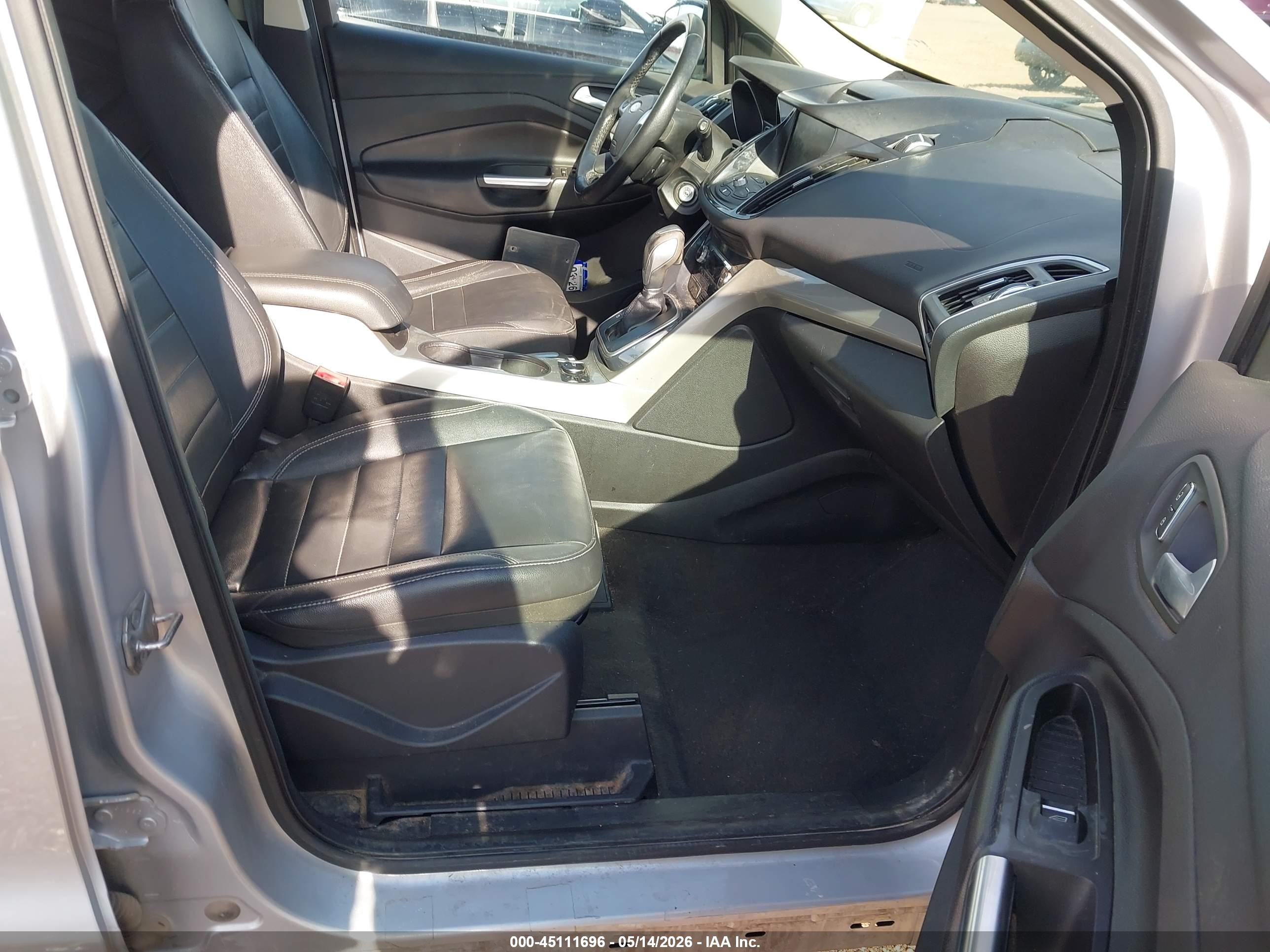 2013 Ford Escape Sel Silver vin: 1FMCU9H92DUD88285