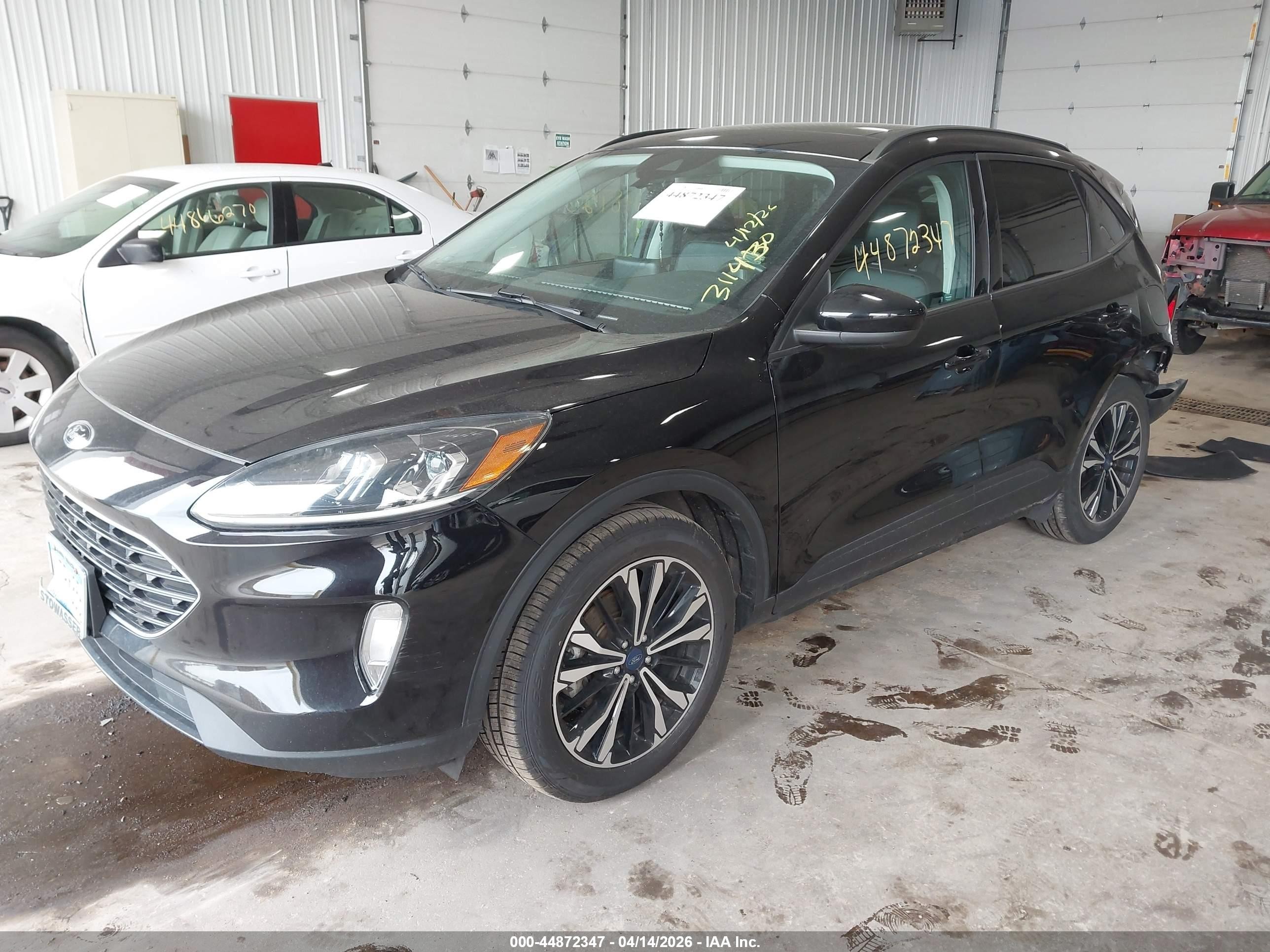 2021 Ford Escape Sel Black vin: 1FMCU9H92MUB04346