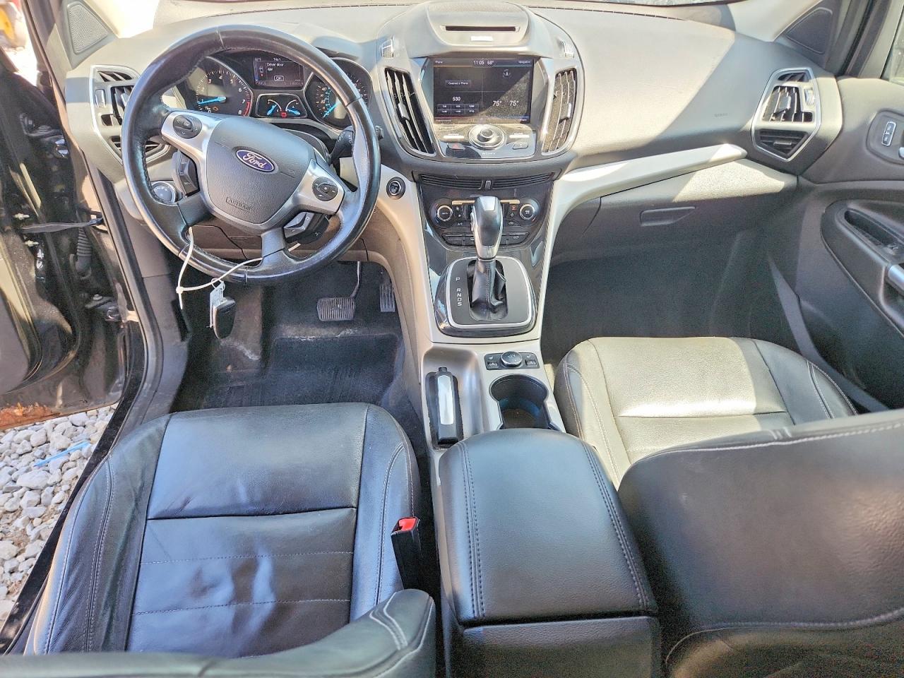 2013 Ford Escape Sel Black vin: 1FMCU9H93DUB62482