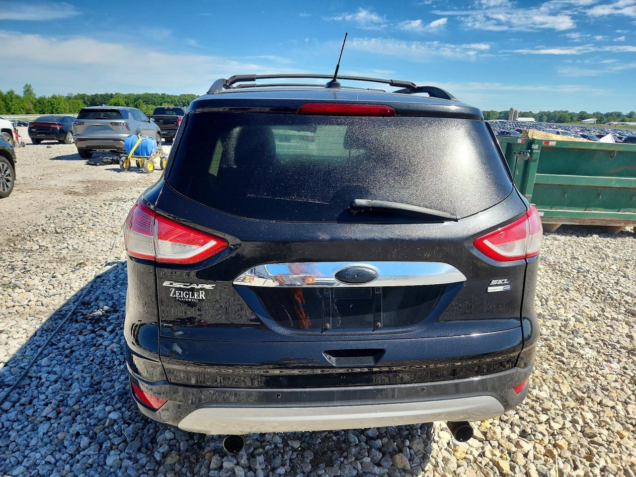 2013 Ford Escape Sel Black vin: 1FMCU9H93DUB62482