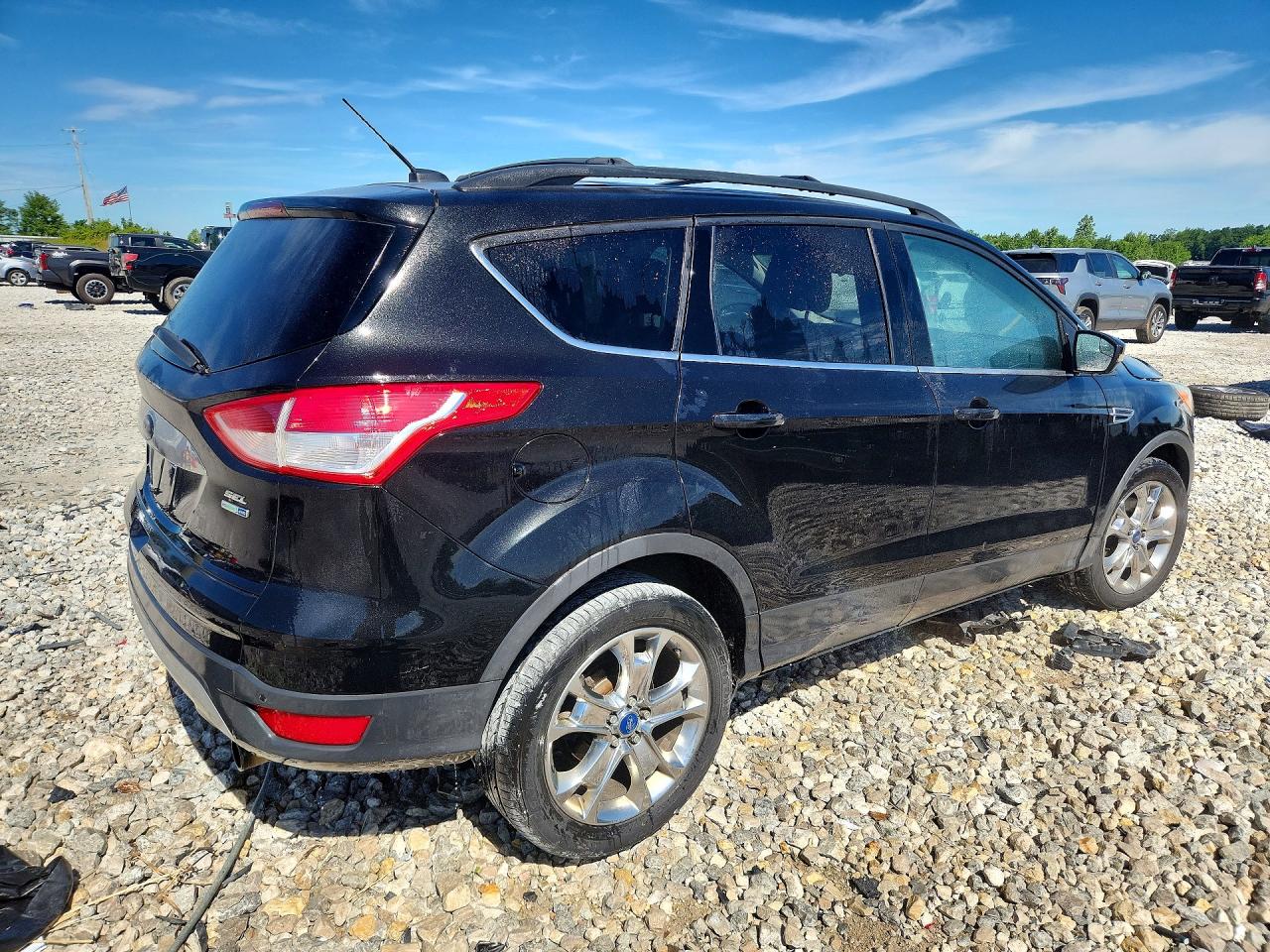 2013 Ford Escape Sel Black vin: 1FMCU9H93DUB62482