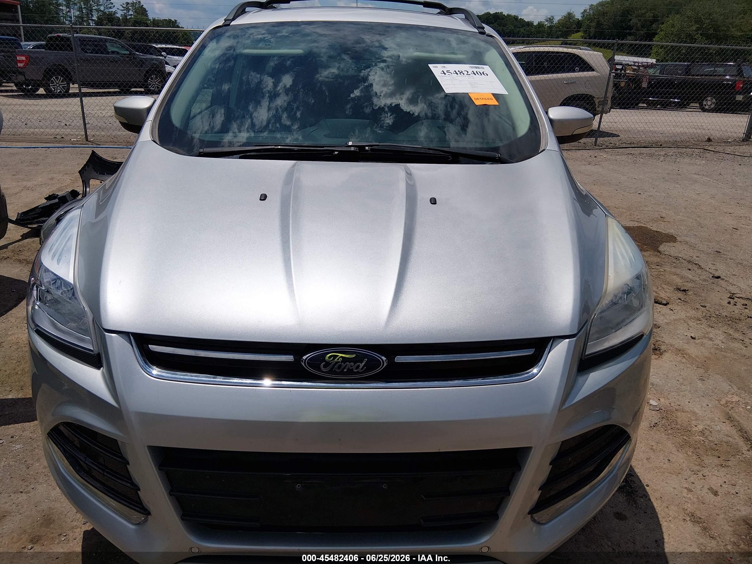 2013 Ford Escape Sel Серебряный vin: 1FMCU9H93DUB88595