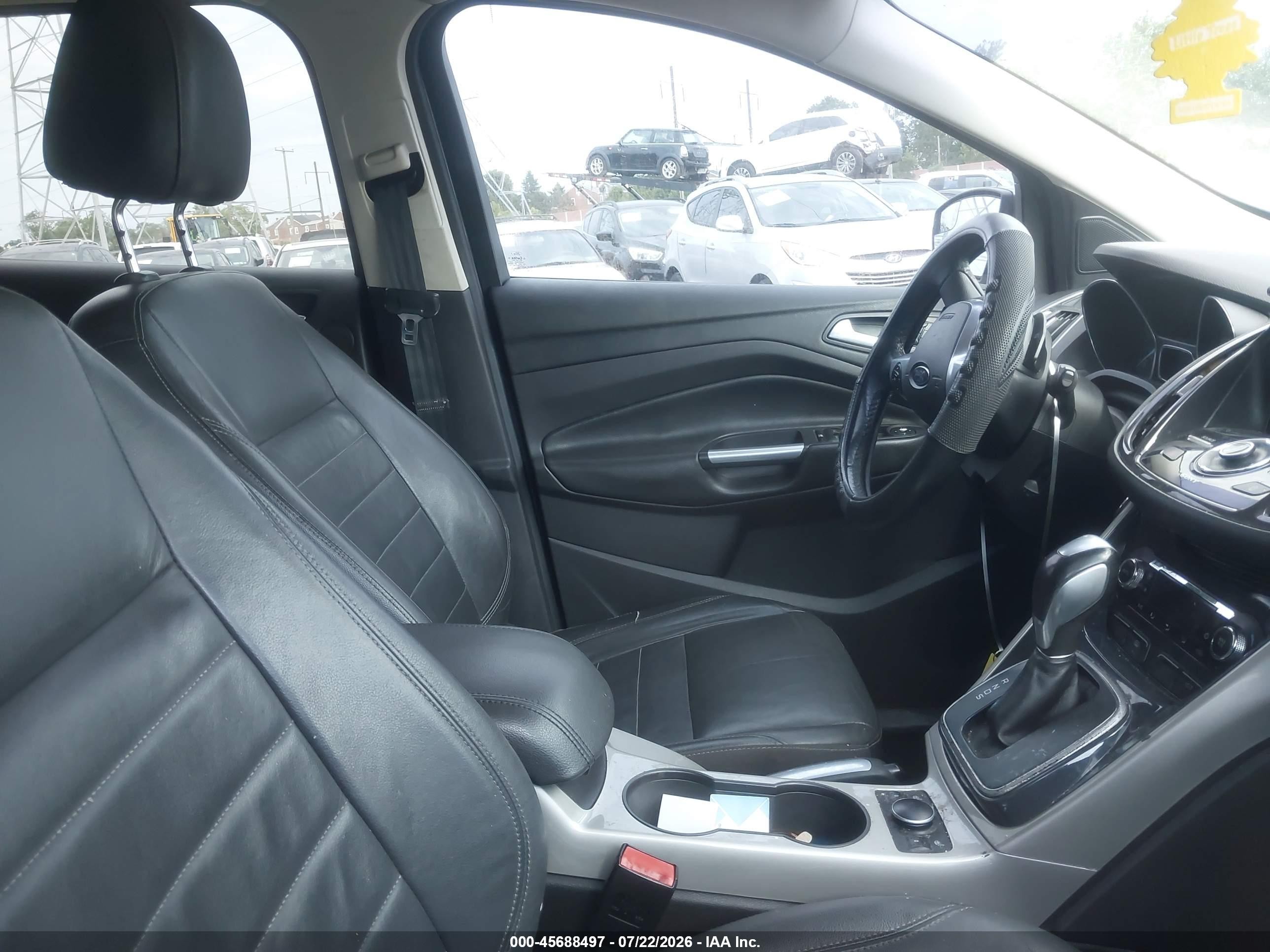 2013 Ford Escape Sel Gray vin: 1FMCU9H93DUC07694