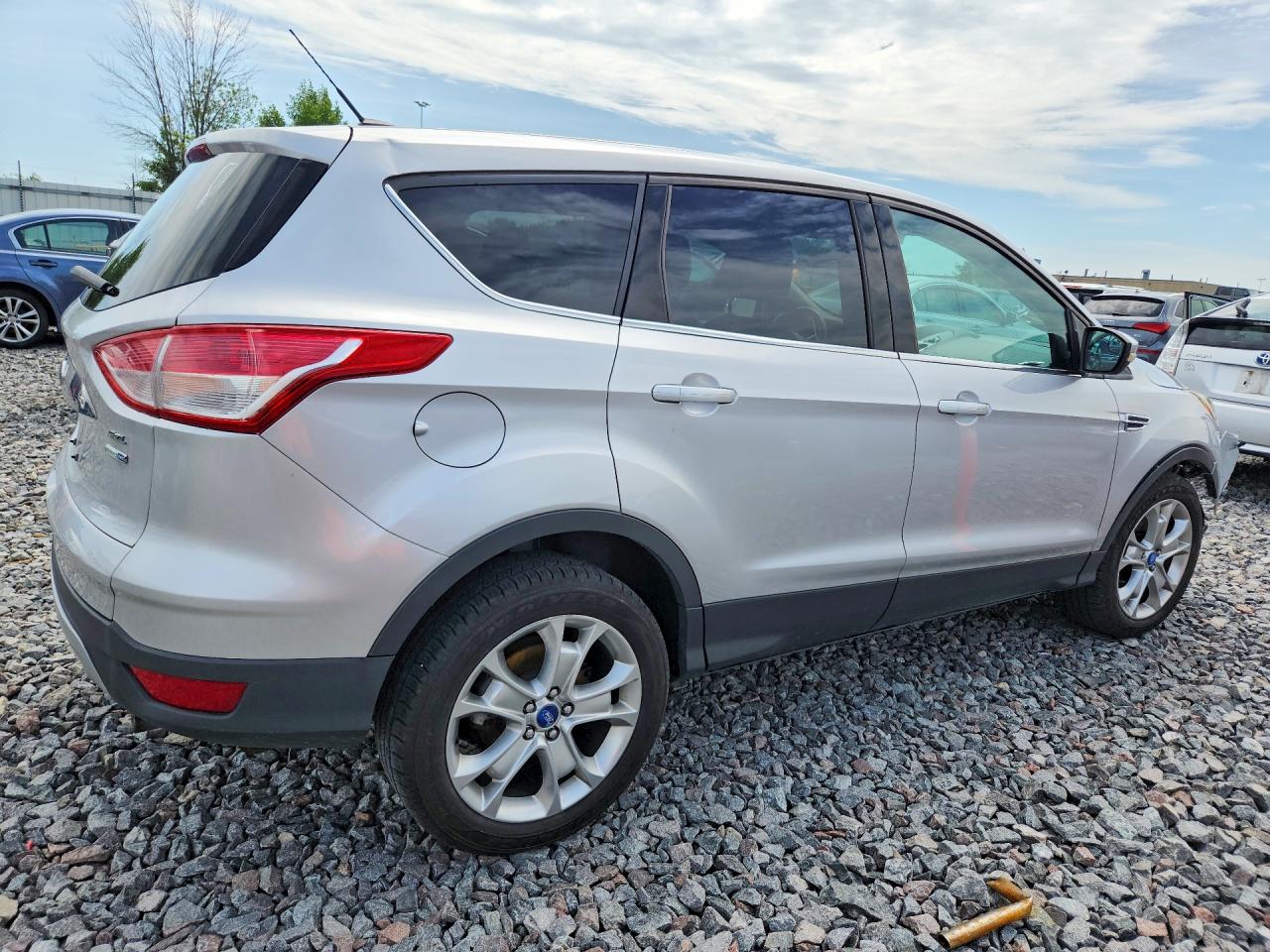 2013 Ford Escape Sel Silver vin: 1FMCU9H93DUC38184