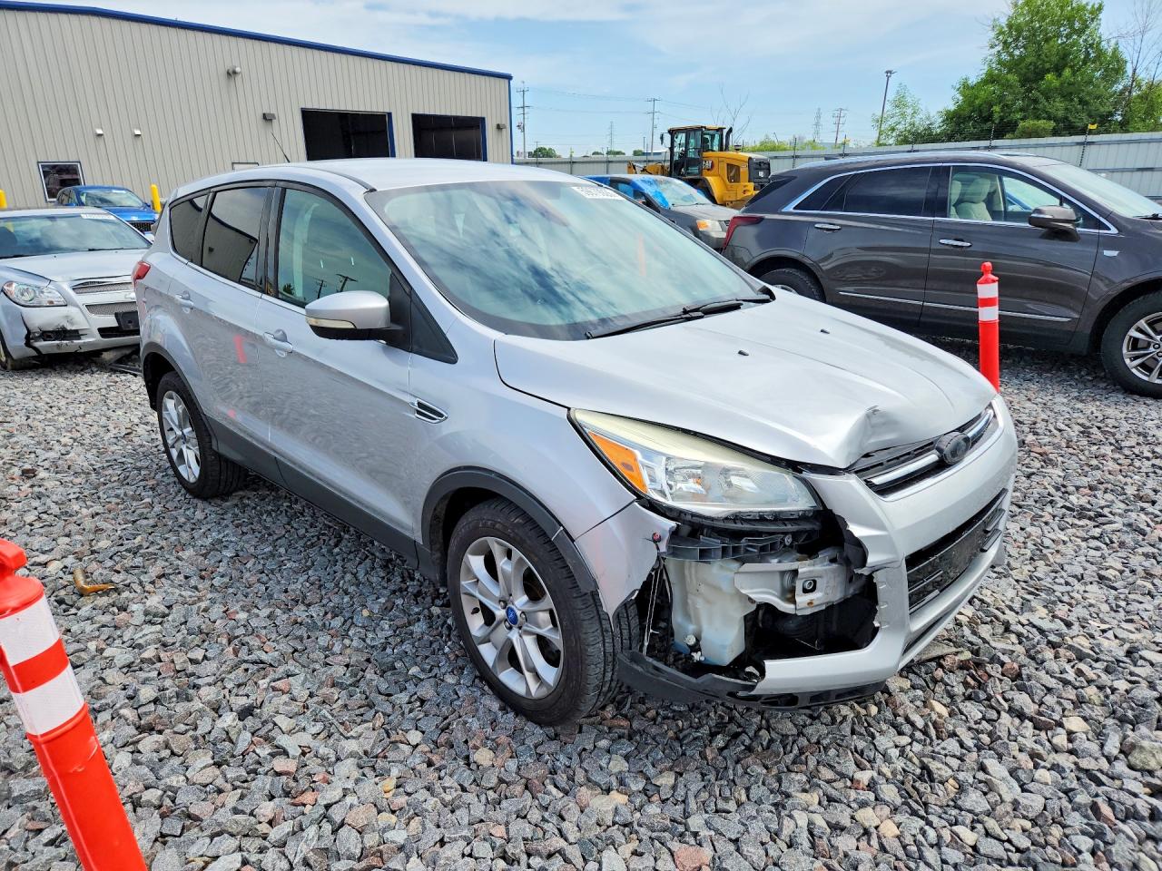 2013 Ford Escape Sel Silver vin: 1FMCU9H93DUC38184