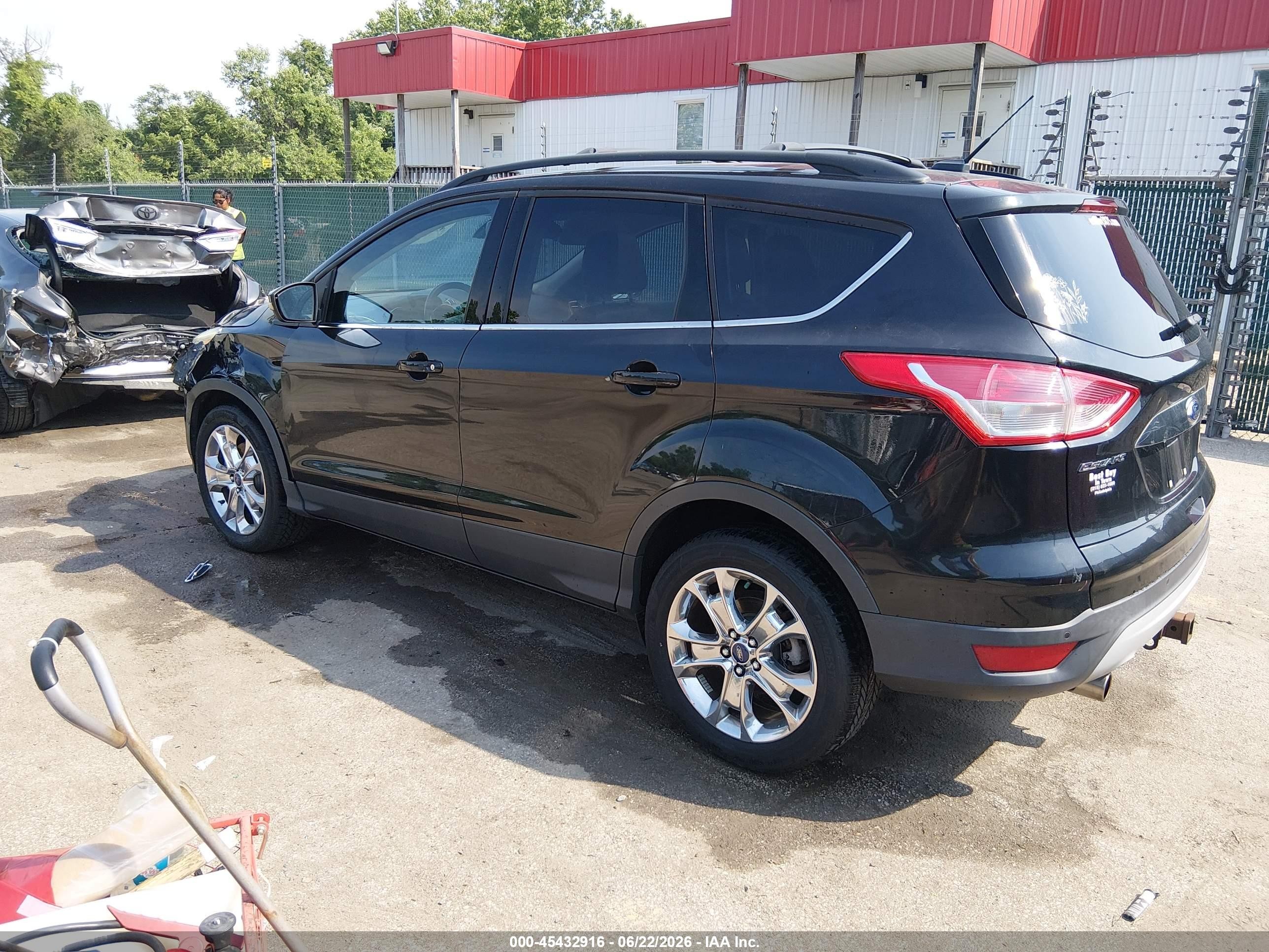 2013 Ford Escape Sel Black vin: 1FMCU9H93DUC67894