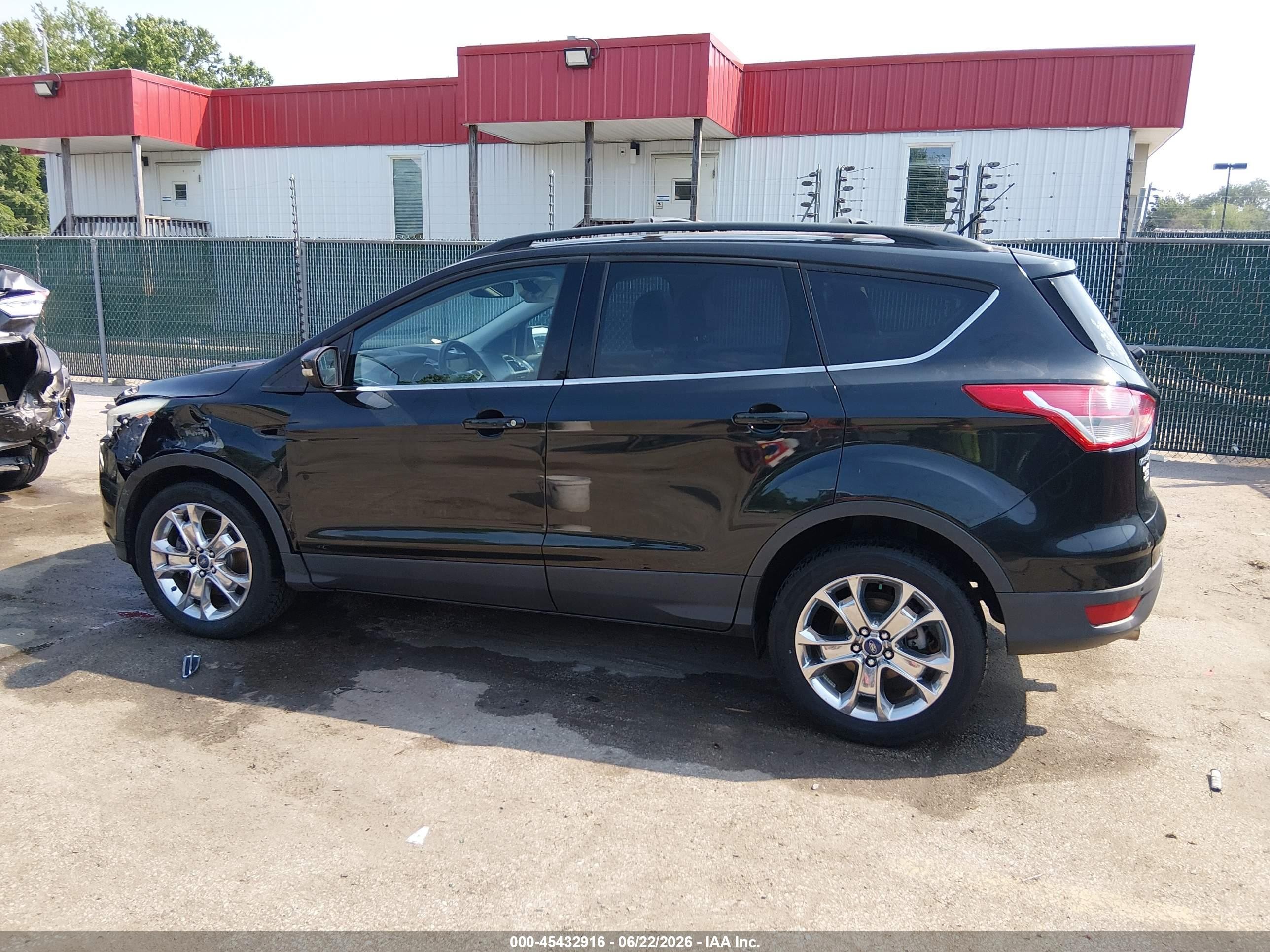 2013 Ford Escape Sel Black vin: 1FMCU9H93DUC67894