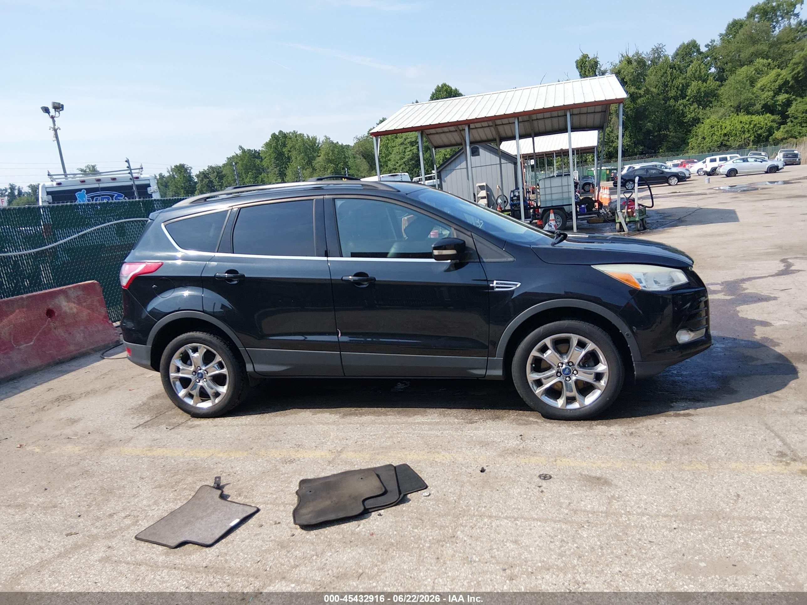 2013 Ford Escape Sel Black vin: 1FMCU9H93DUC67894