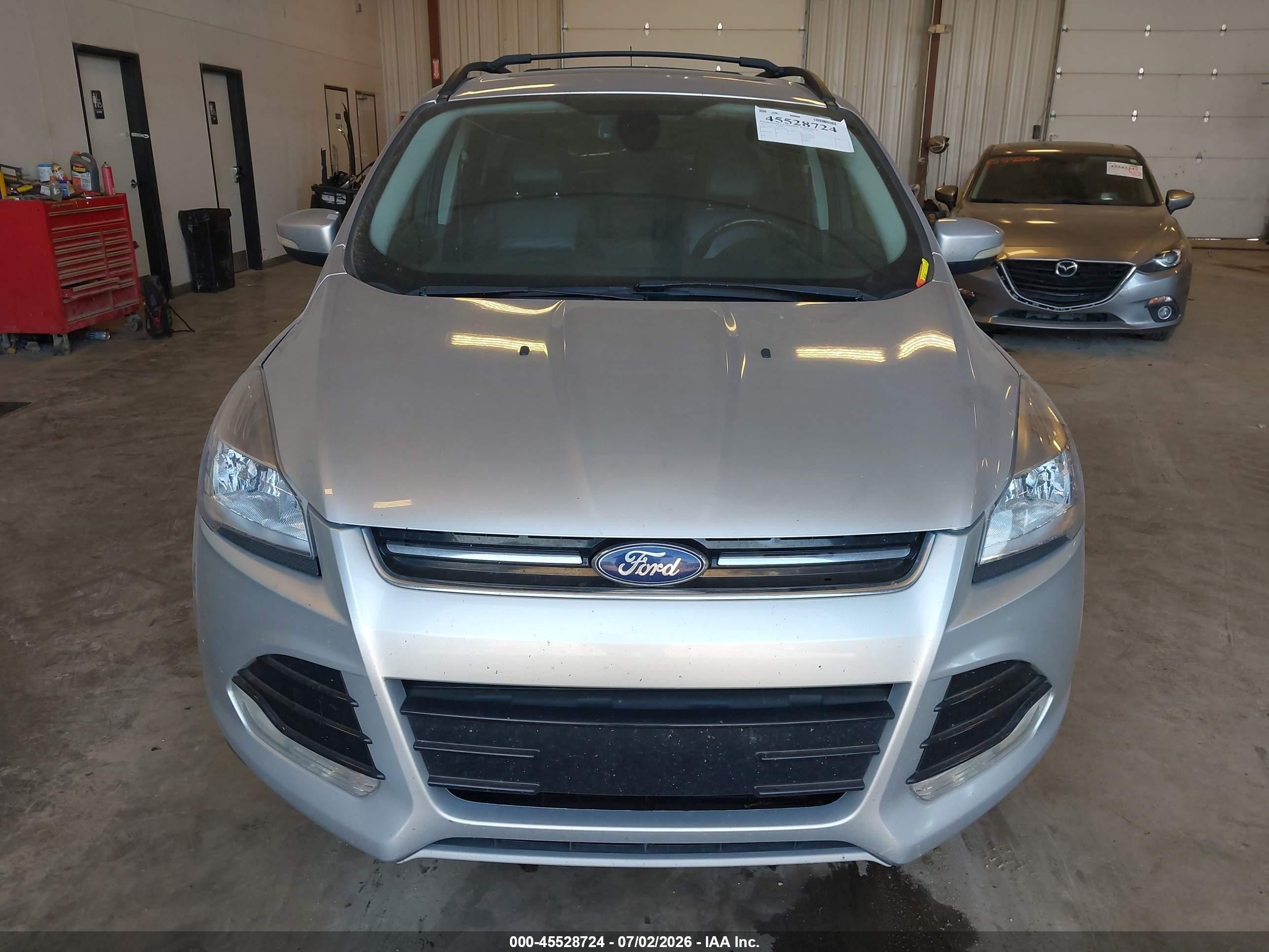 2013 Ford Escape Sel Silver vin: 1FMCU9H93DUC73601