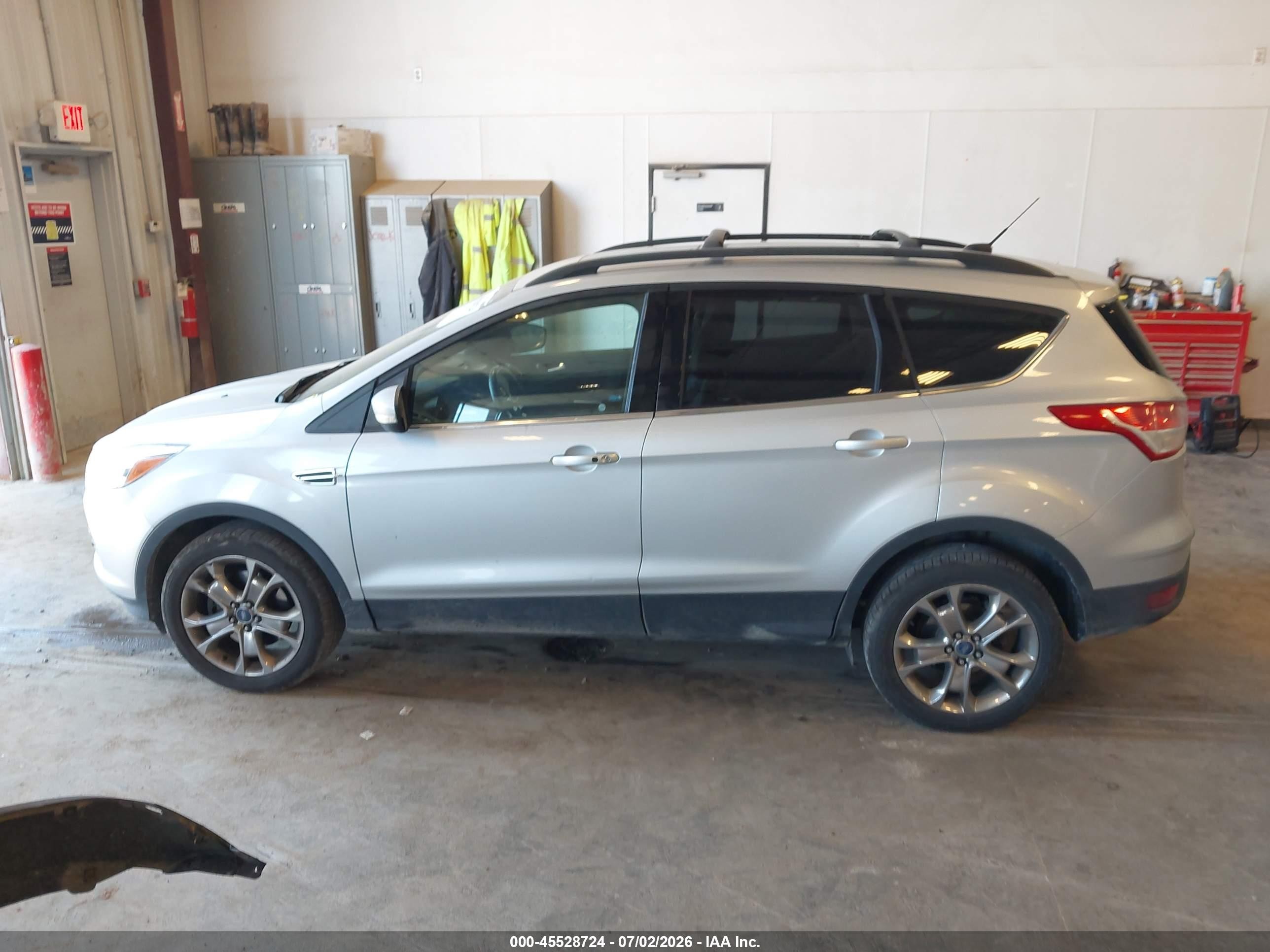 2013 Ford Escape Sel Silver vin: 1FMCU9H93DUC73601