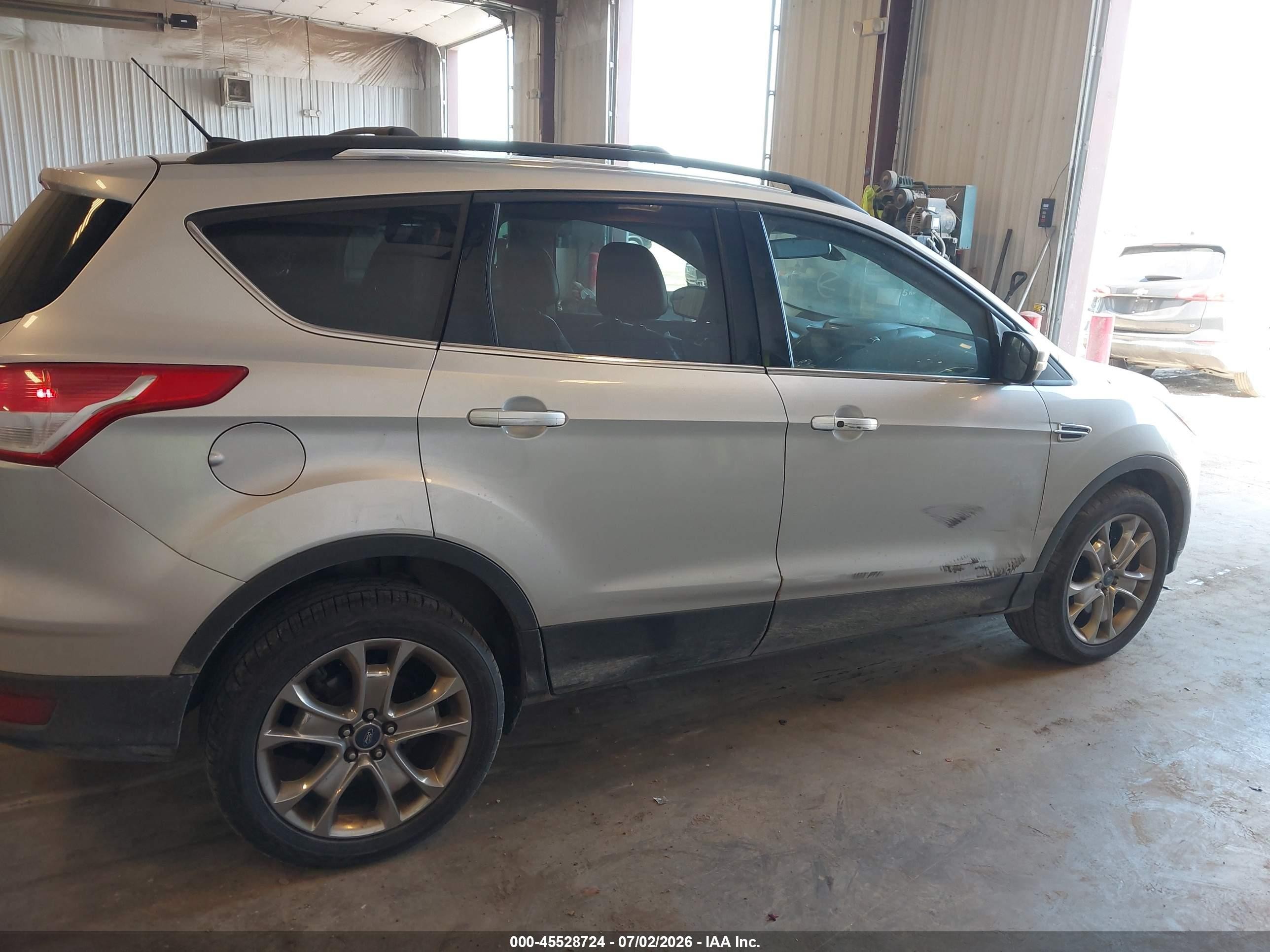 2013 Ford Escape Sel Silver vin: 1FMCU9H93DUC73601