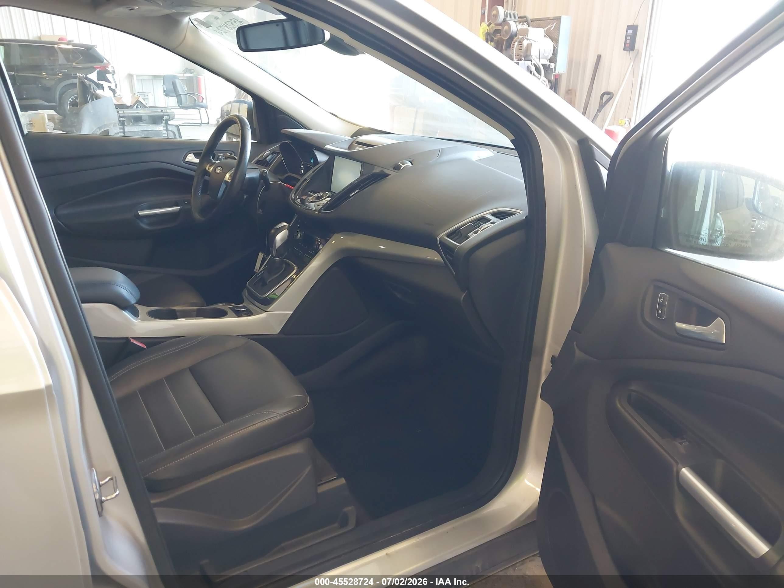 2013 Ford Escape Sel Silver vin: 1FMCU9H93DUC73601