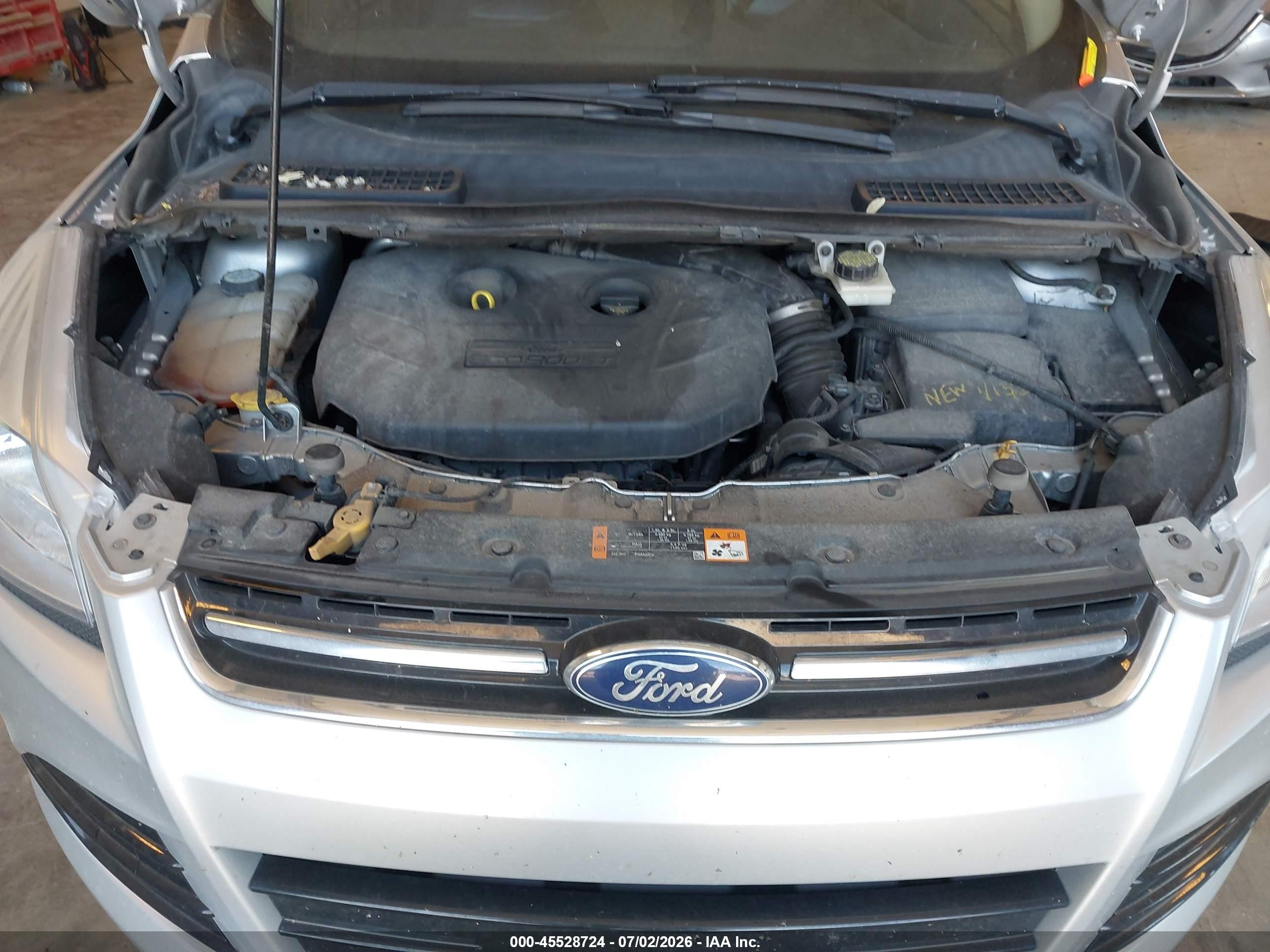 2013 Ford Escape Sel Silver vin: 1FMCU9H93DUC73601