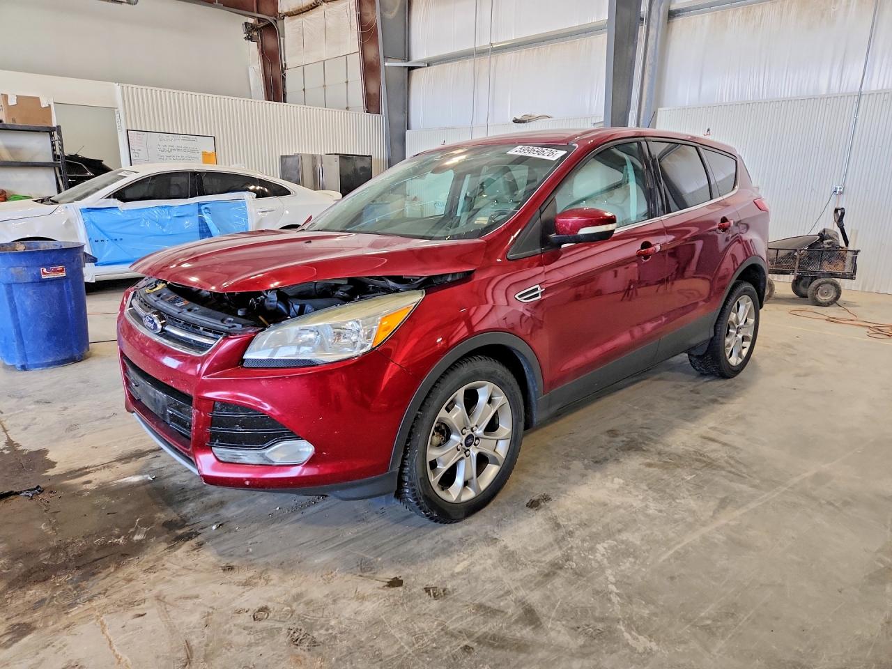 2013 Ford Escape Sel Red vin: 1FMCU9H93DUD57756