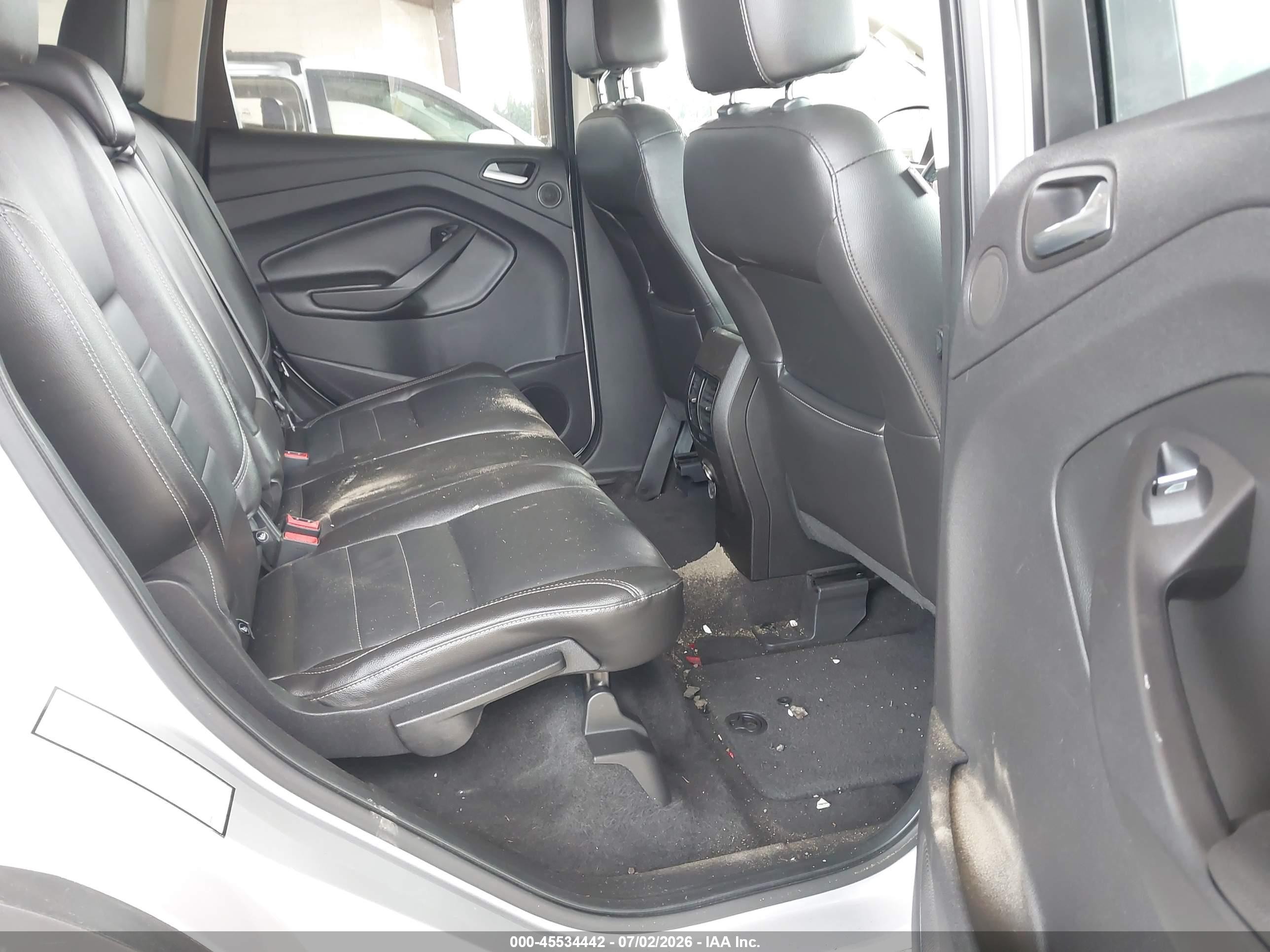 2013 Ford Escape Sel Silver vin: 1FMCU9H93DUD57966