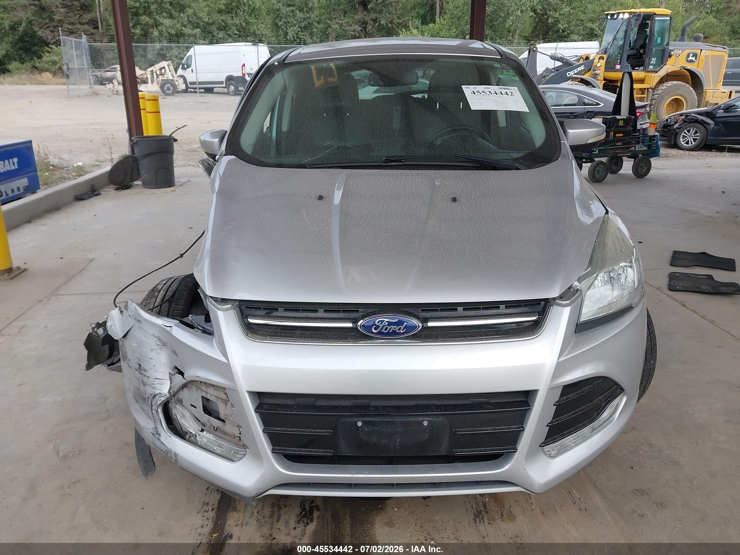 2013 Ford Escape Sel Silver vin: 1FMCU9H93DUD57966