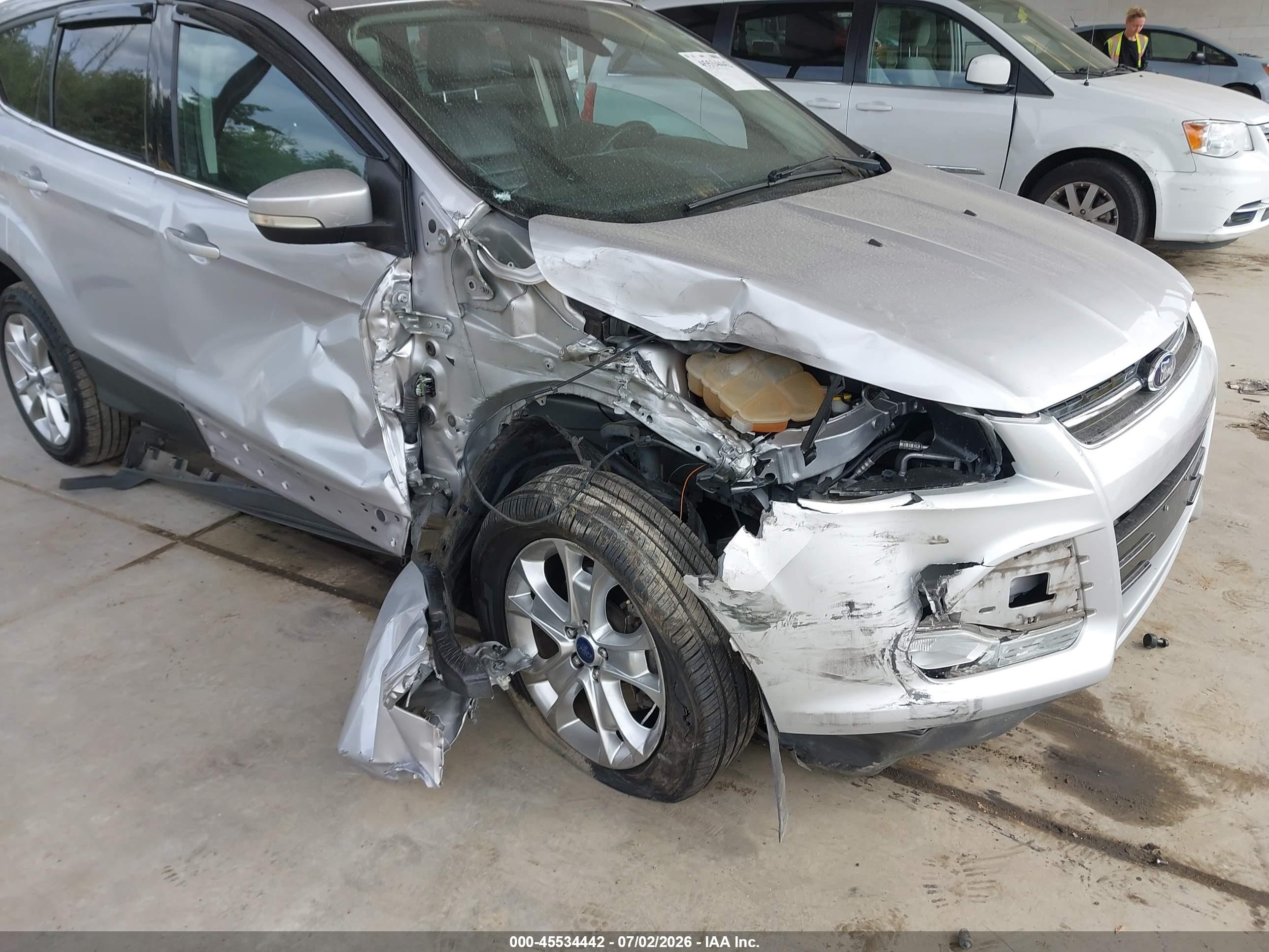 2013 Ford Escape Sel Silver vin: 1FMCU9H93DUD57966